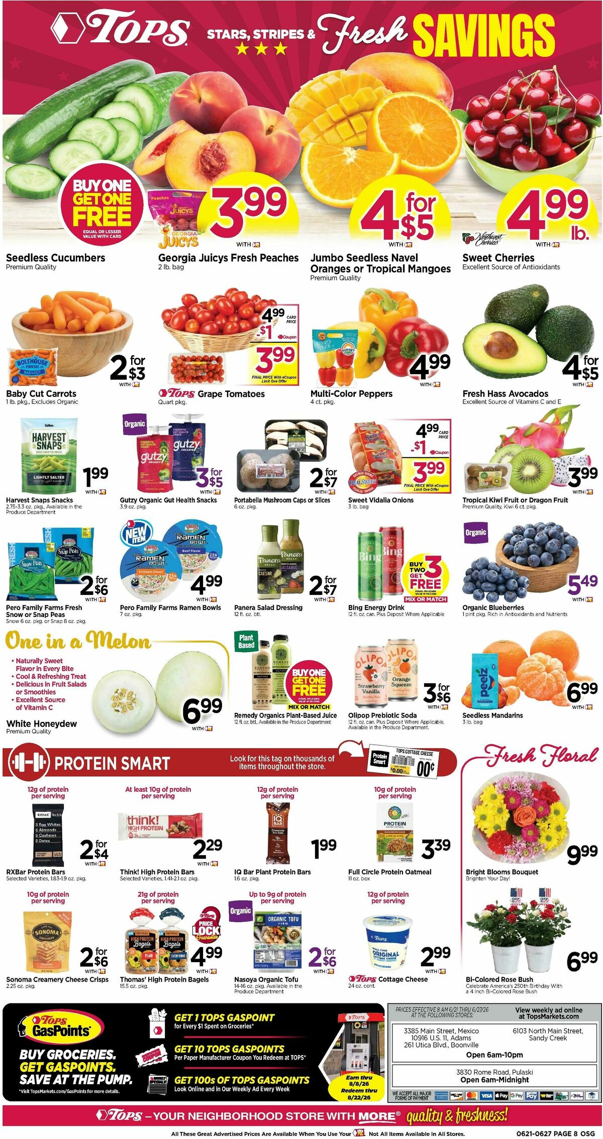 Tops Friendly Markets Weekly Ad from June 21