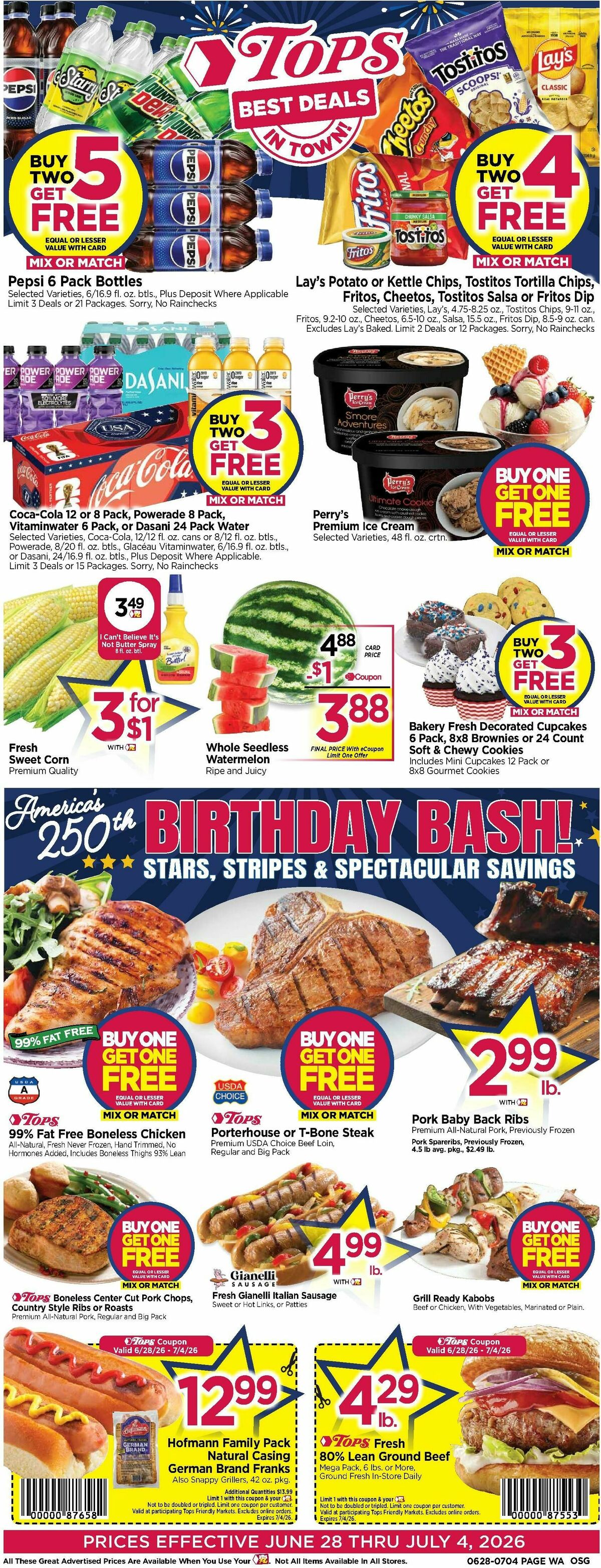 Tops Friendly Markets Weekly Ad from June 28
