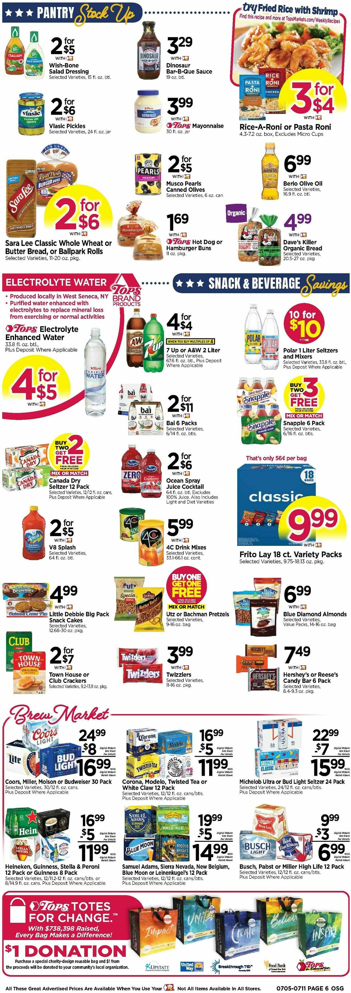 Tops Friendly Markets Weekly Ad from July 5