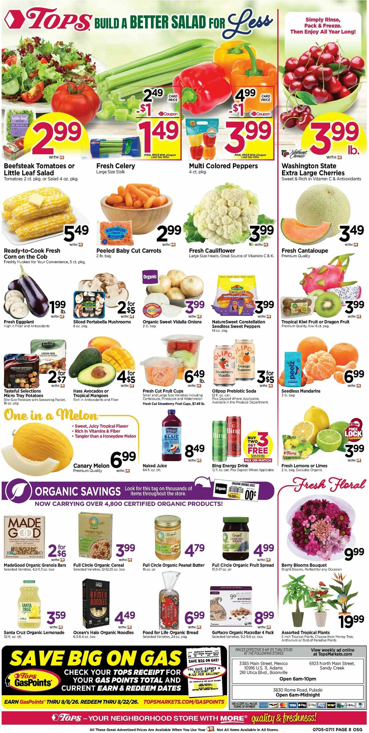 Tops Friendly Markets Weekly Ad from July 5