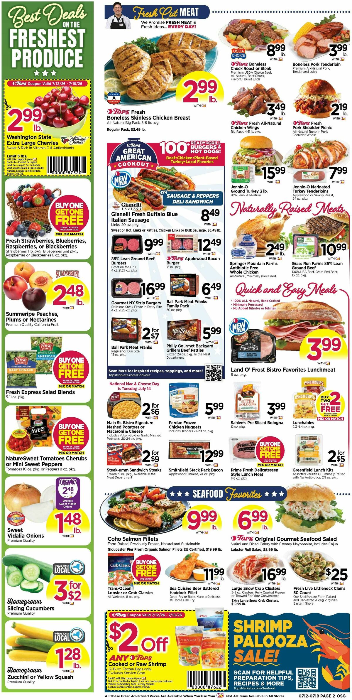 Tops Friendly Markets Weekly Ad from July 12