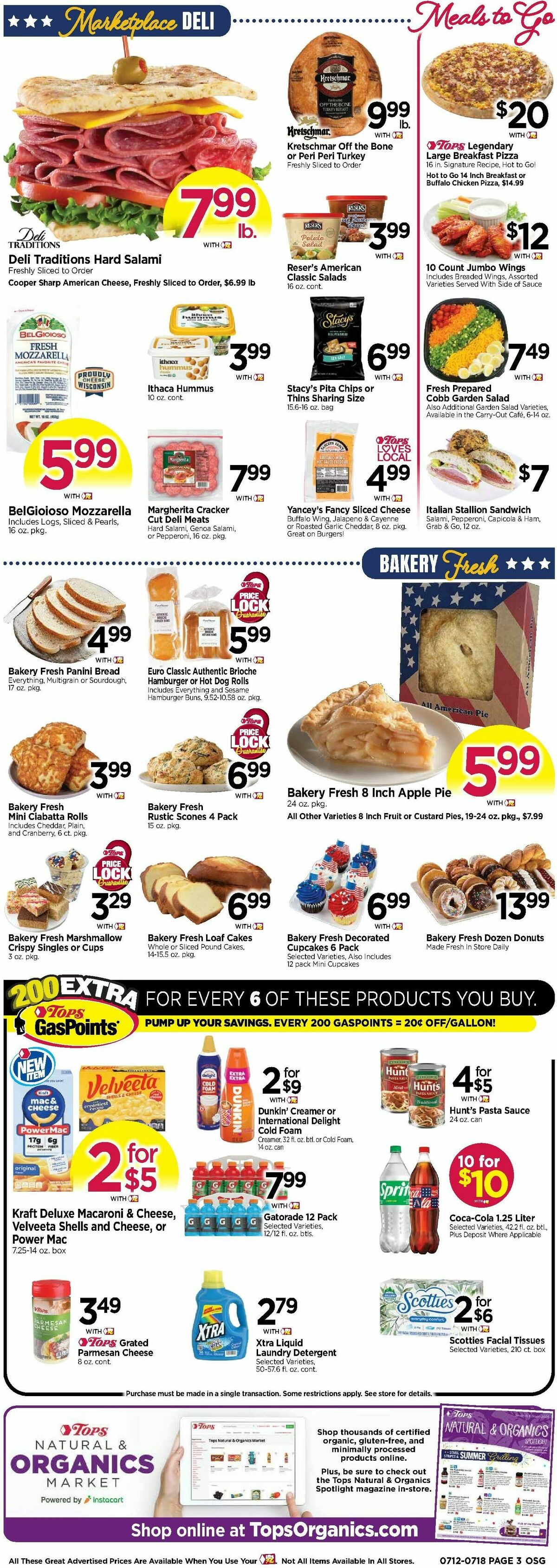 Tops Friendly Markets Weekly Ad from July 12