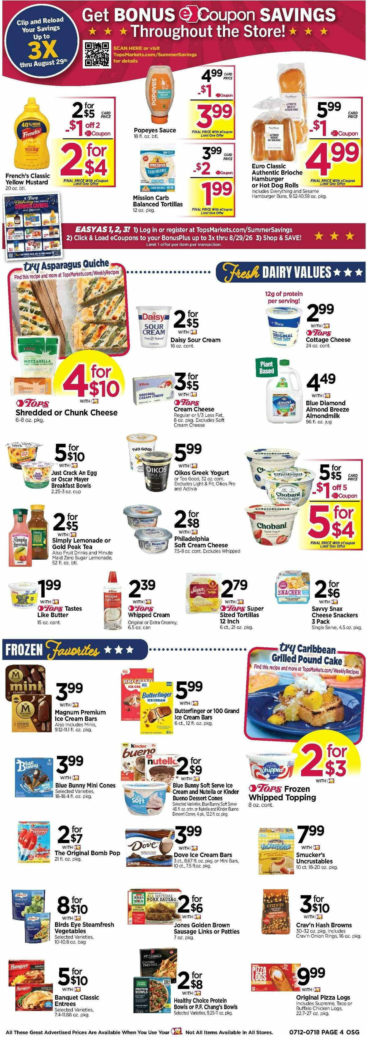 Tops Friendly Markets Weekly Ad from July 12