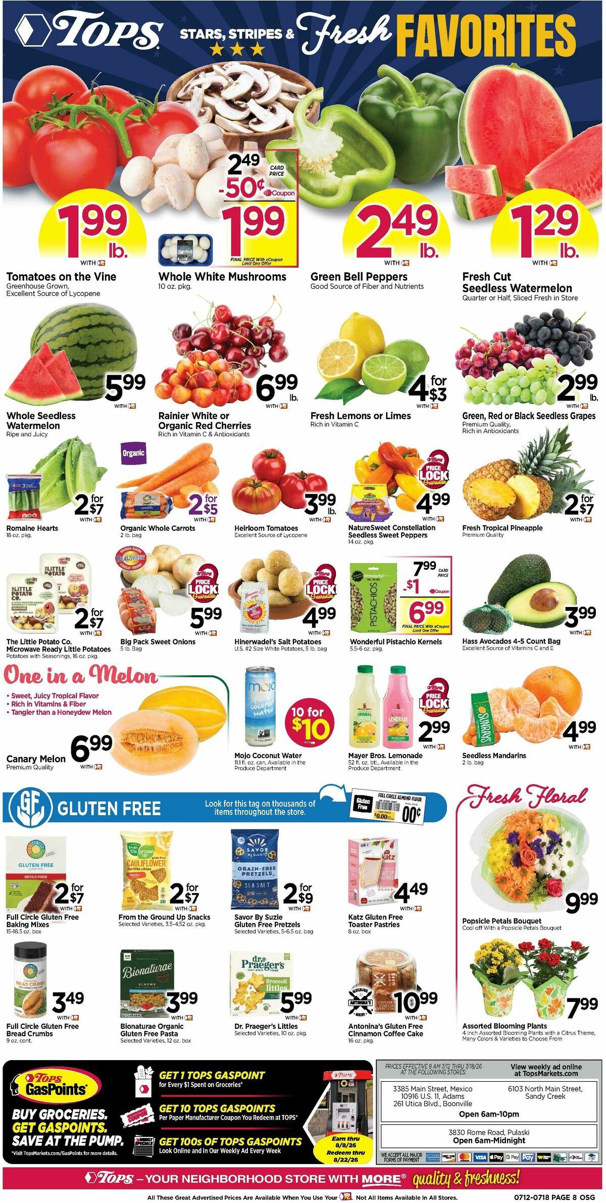Tops Friendly Markets Weekly Ad from July 12