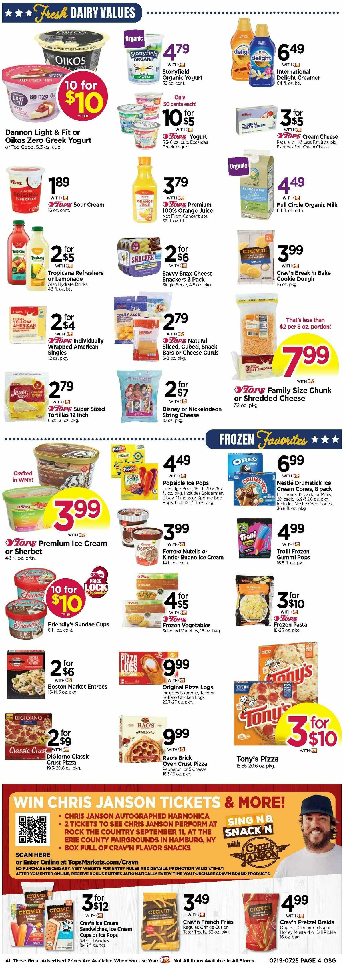 Tops Friendly Markets Weekly Ad from July 19