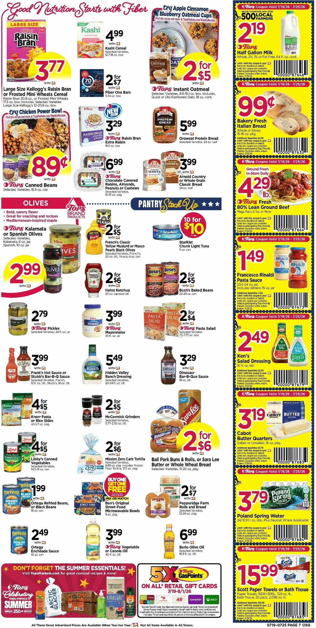 Tops Friendly Markets Weekly Ad from July 19