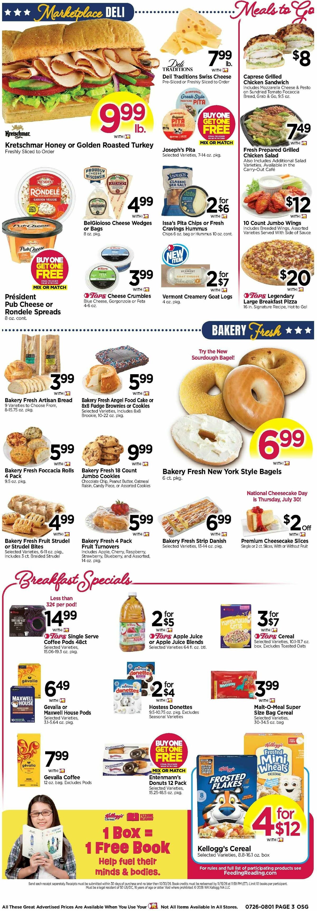 Tops Friendly Markets Weekly Ad from July 26