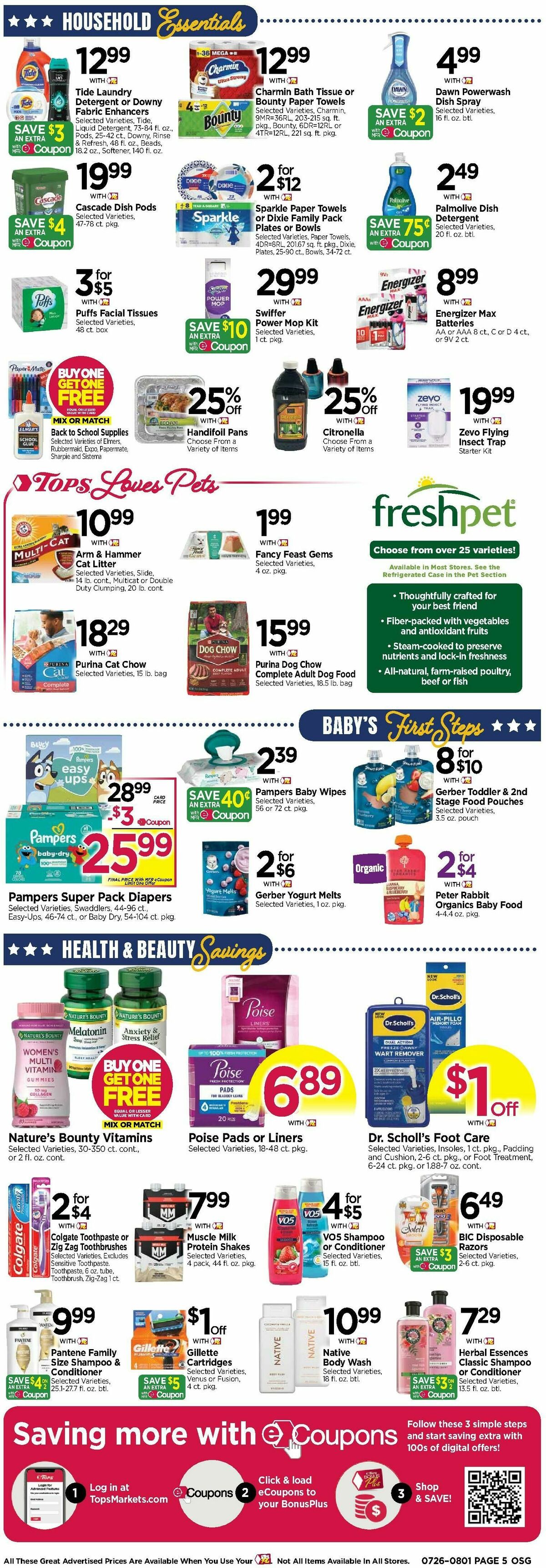 Tops Friendly Markets Weekly Ad from July 26