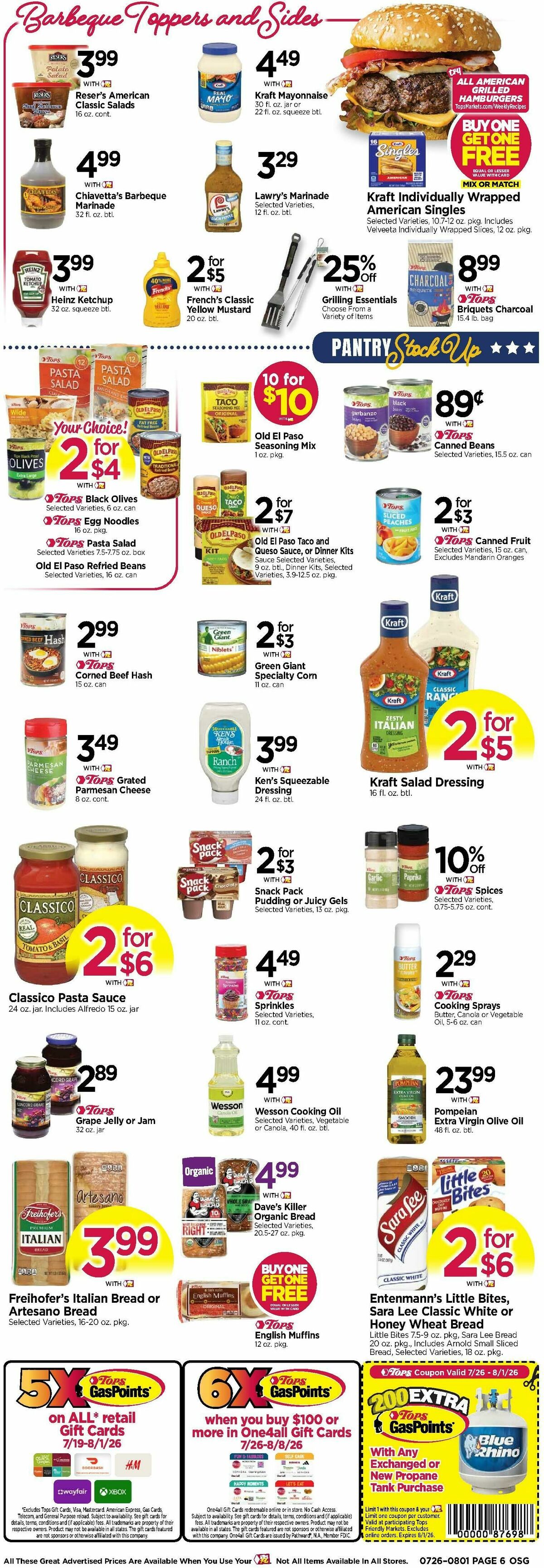 Tops Friendly Markets Weekly Ad from July 26