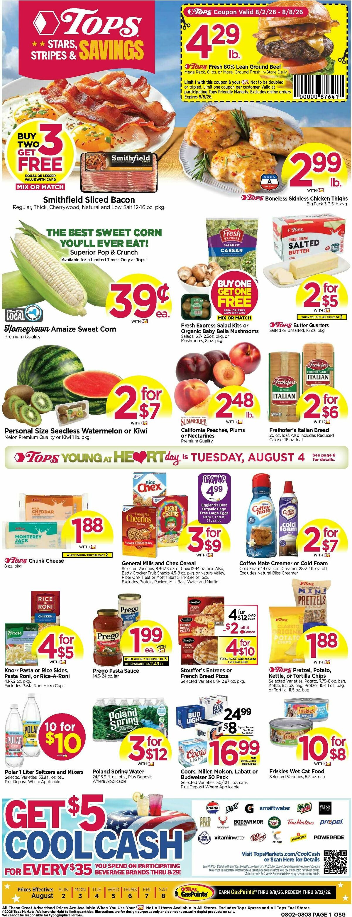 Tops Friendly Markets Weekly Ad from August 2