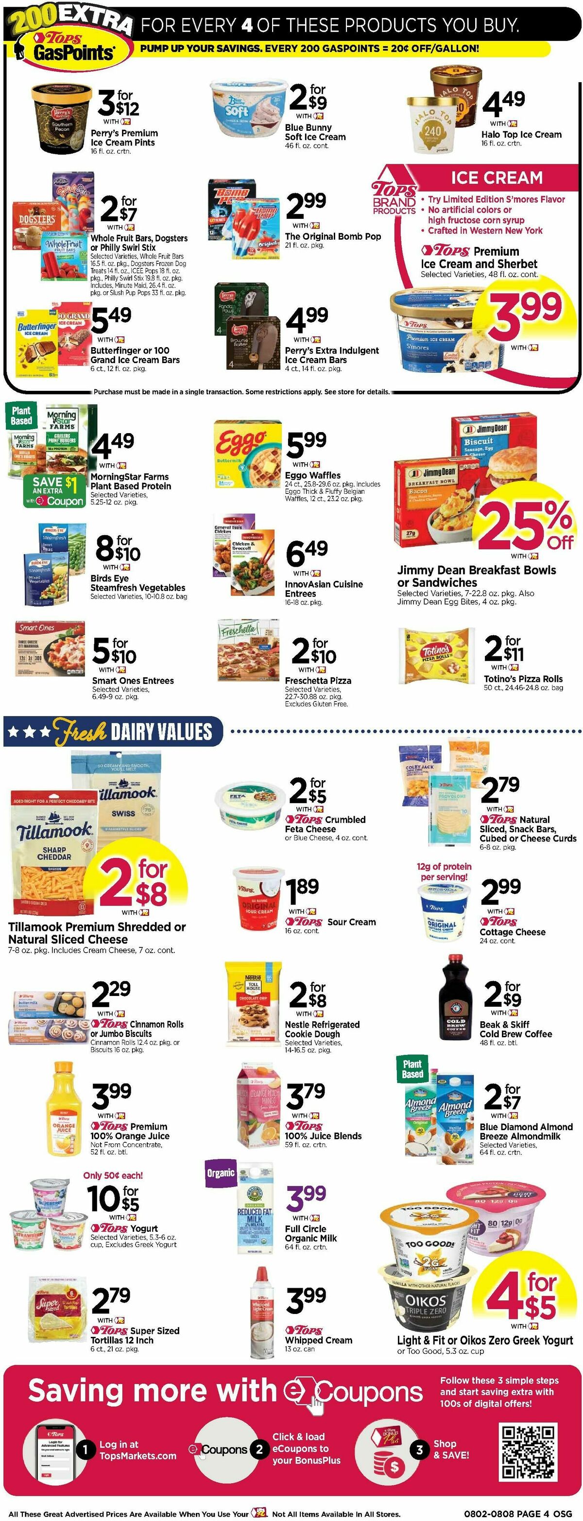 Tops Friendly Markets Weekly Ad from August 2