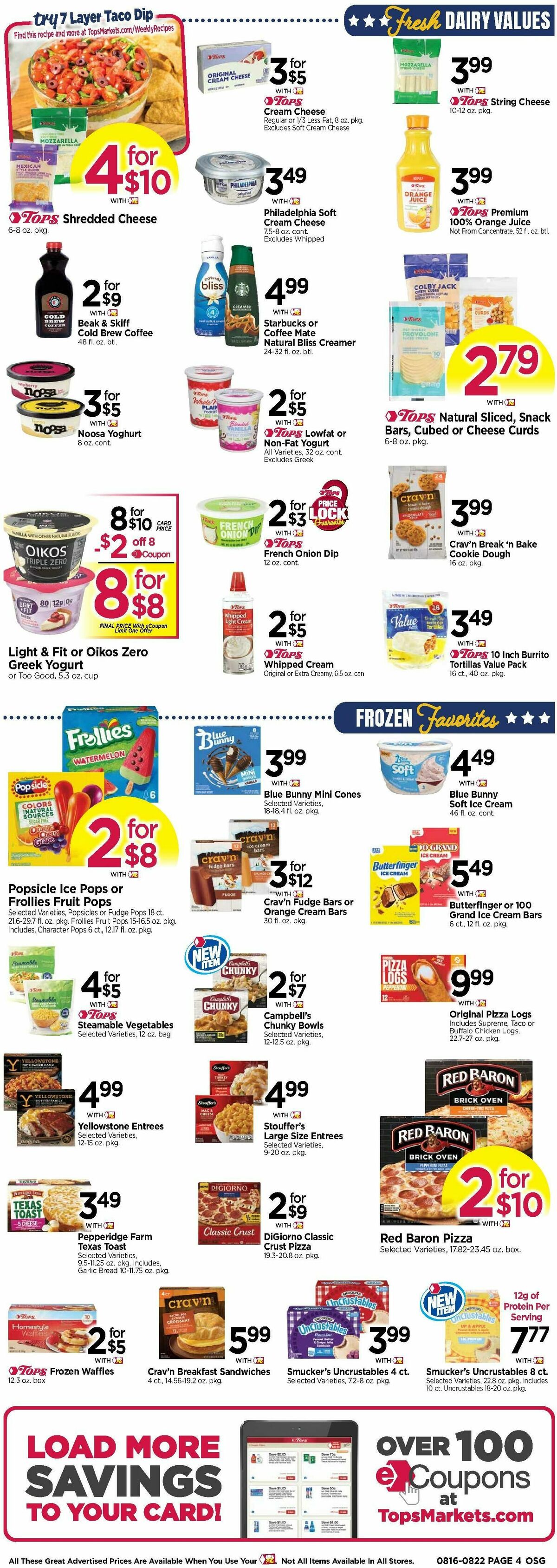 Tops Friendly Markets Weekly Ad from August 16