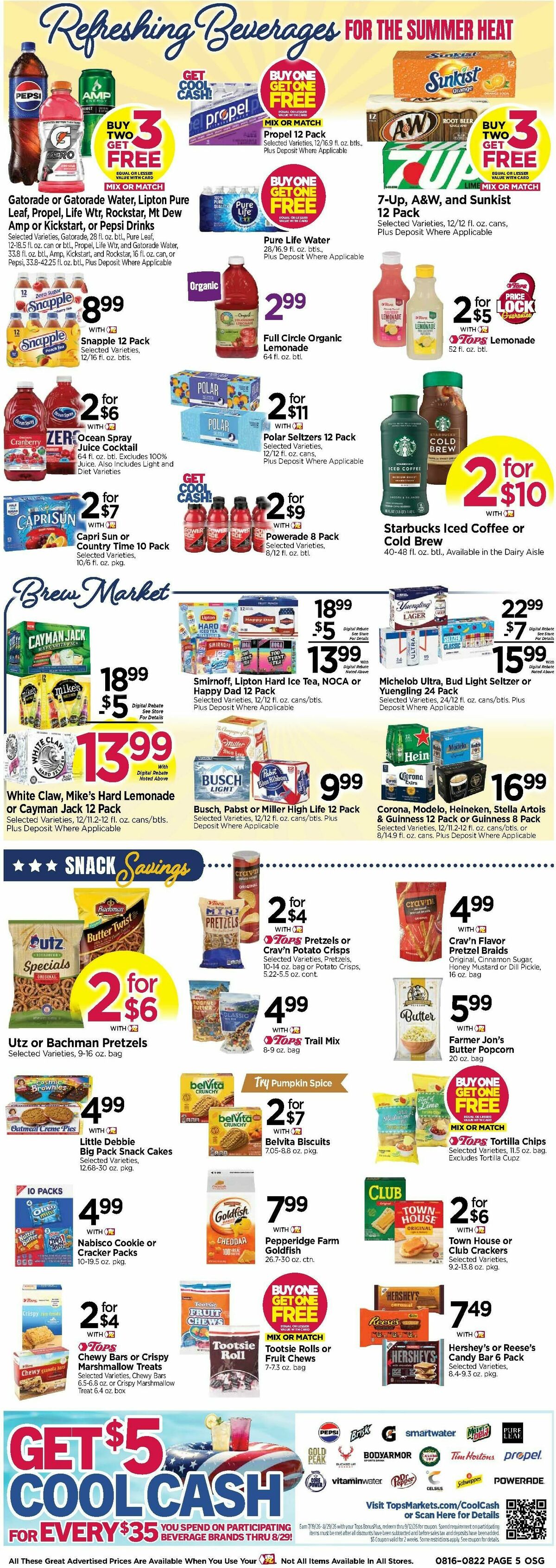 Tops Friendly Markets Weekly Ad from August 16