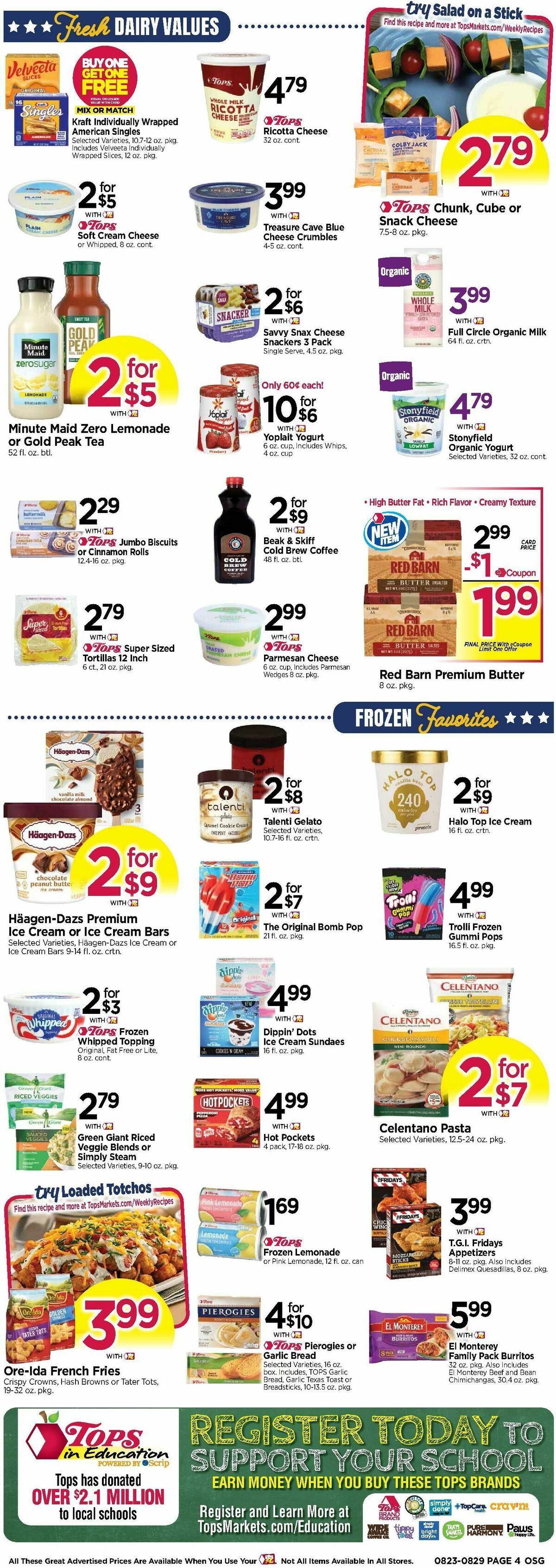 Tops Friendly Markets Weekly Ad from August 23
