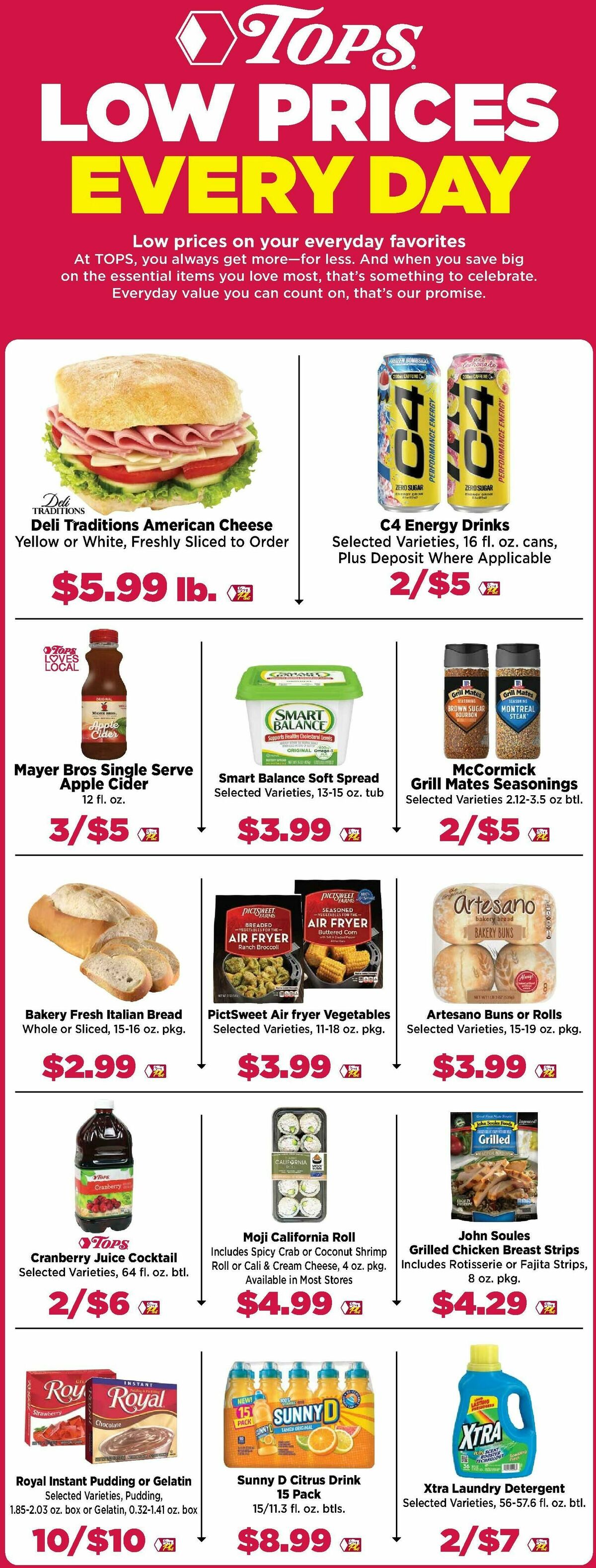 Tops Friendly Markets Weekly Ad from August 30