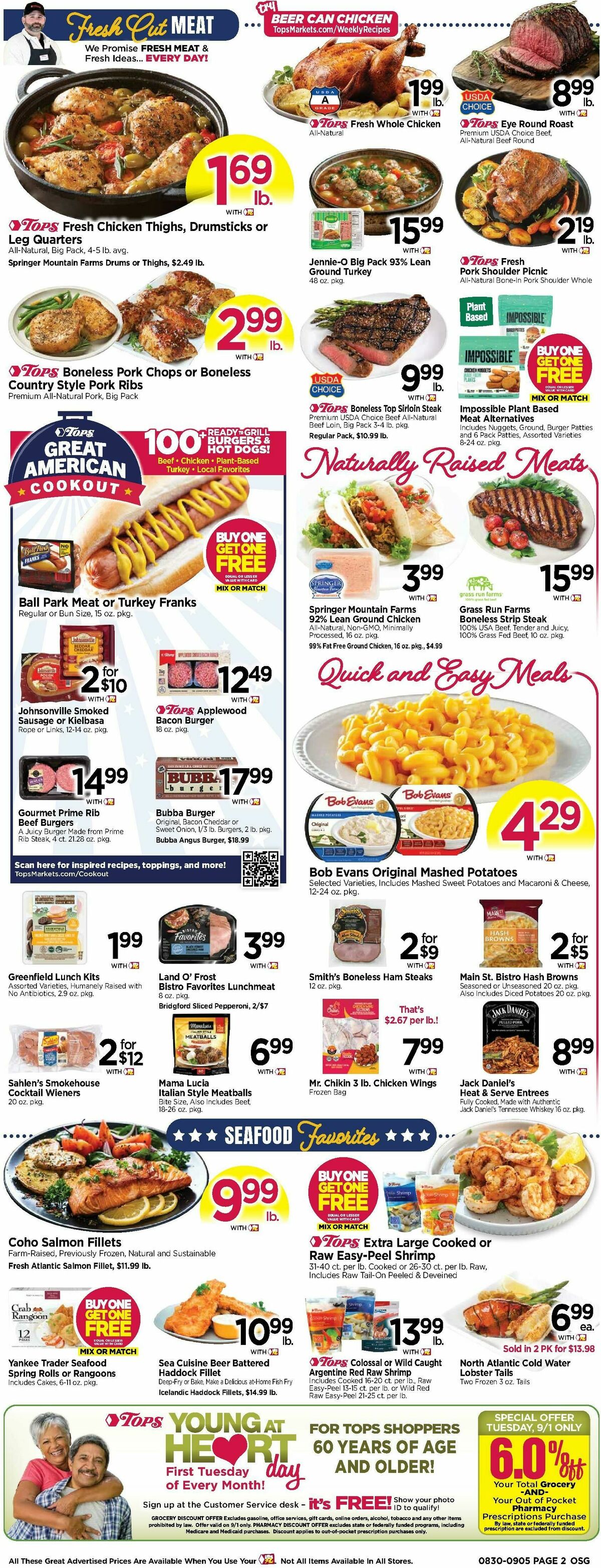 Tops Friendly Markets Weekly Ad from August 30