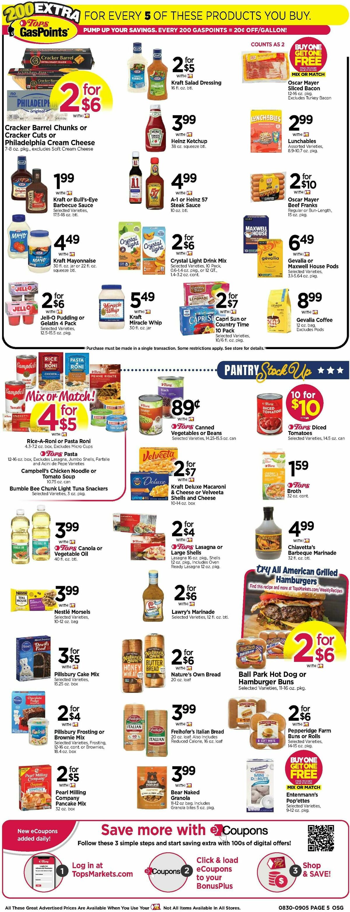Tops Friendly Markets Weekly Ad from August 30