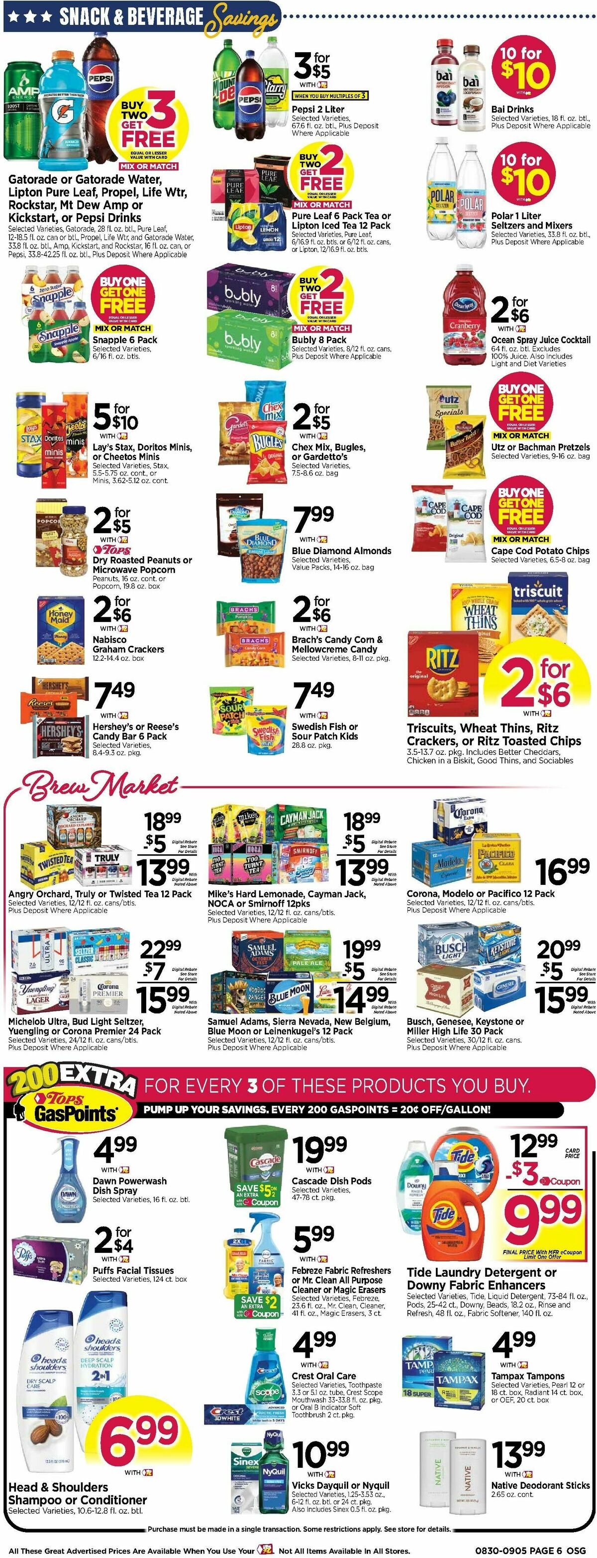 Tops Friendly Markets Weekly Ad from August 30