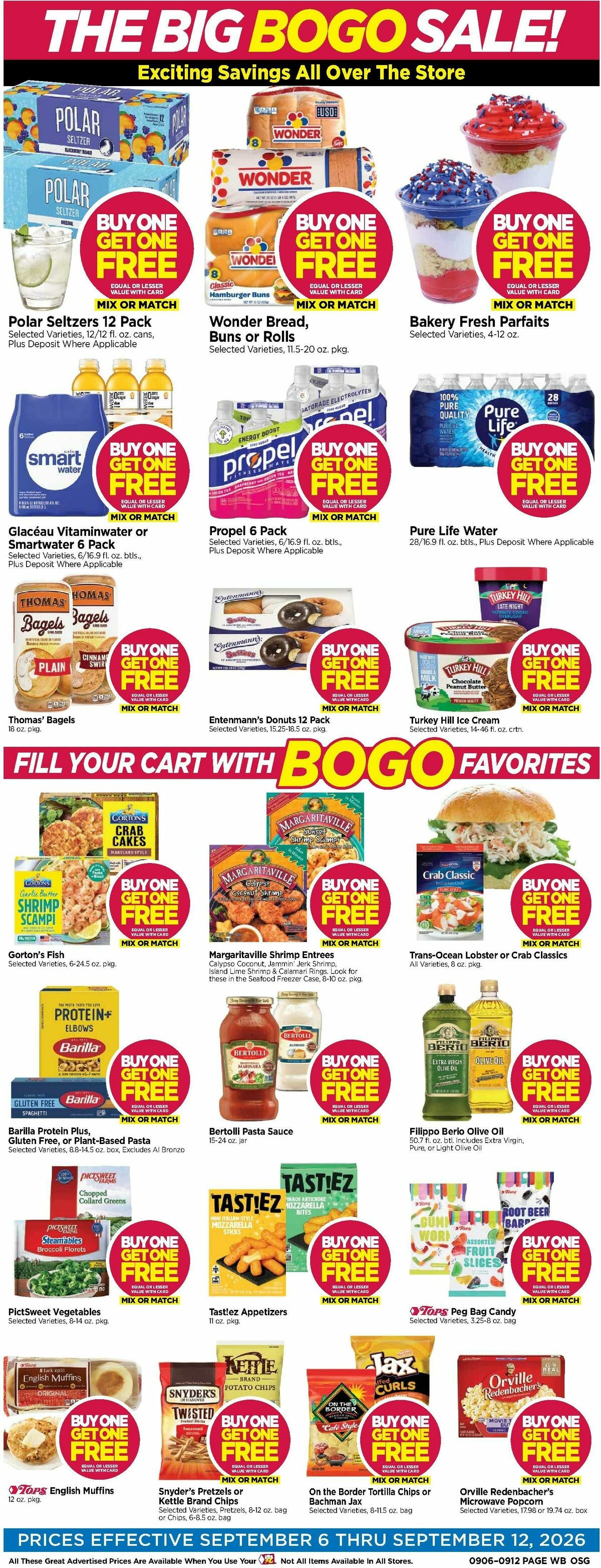 Tops Friendly Markets Weekly Ad from September 6