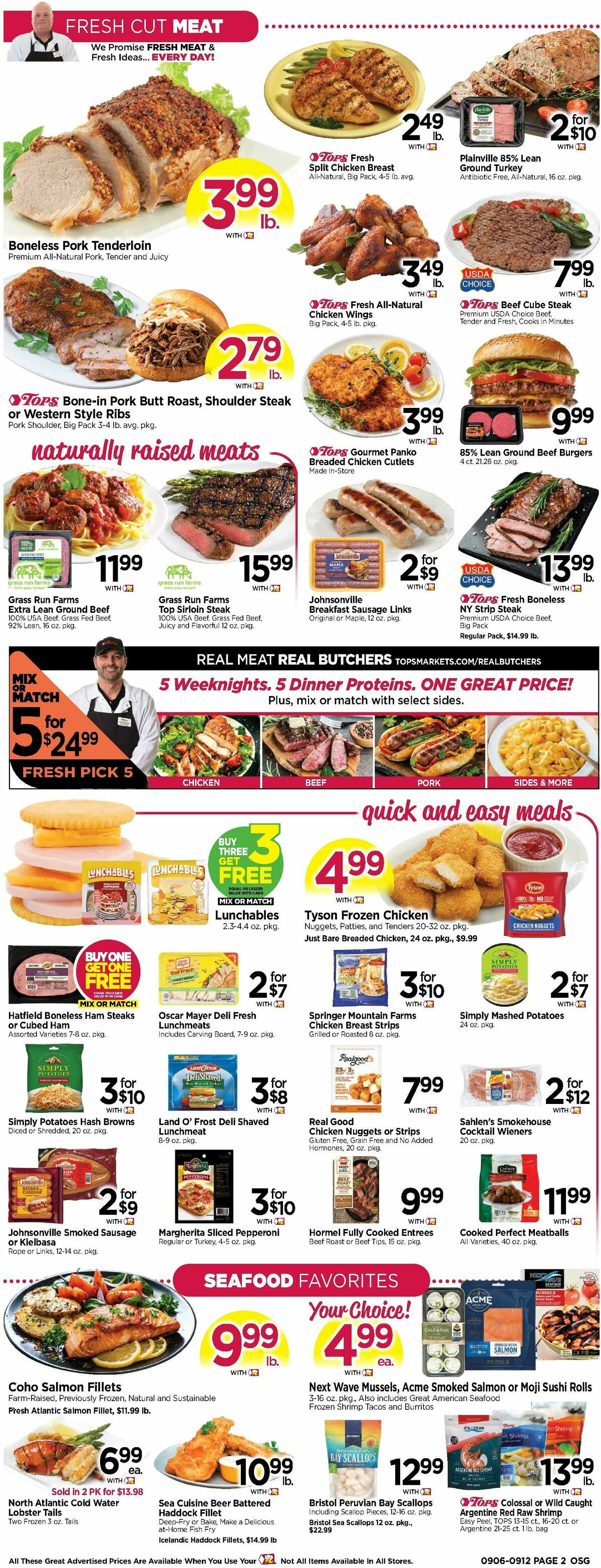 Tops Friendly Markets Weekly Ad from September 6