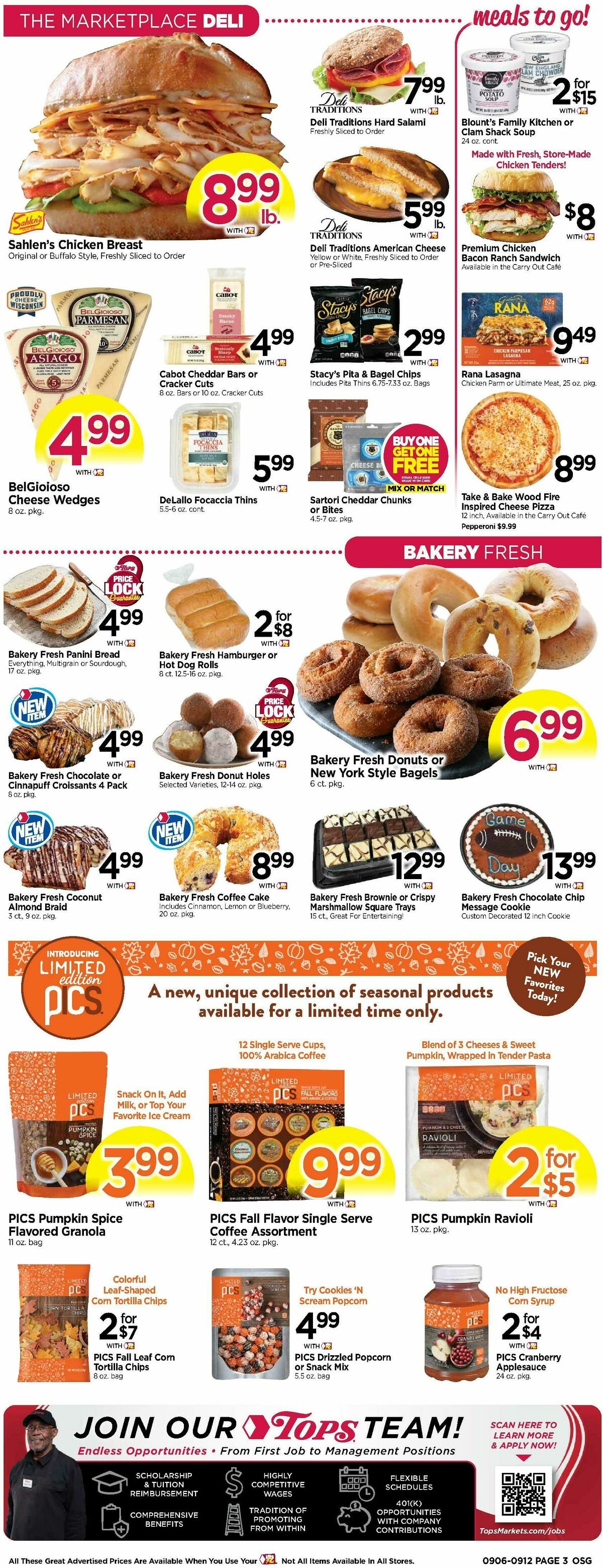 Tops Friendly Markets Weekly Ad from September 6