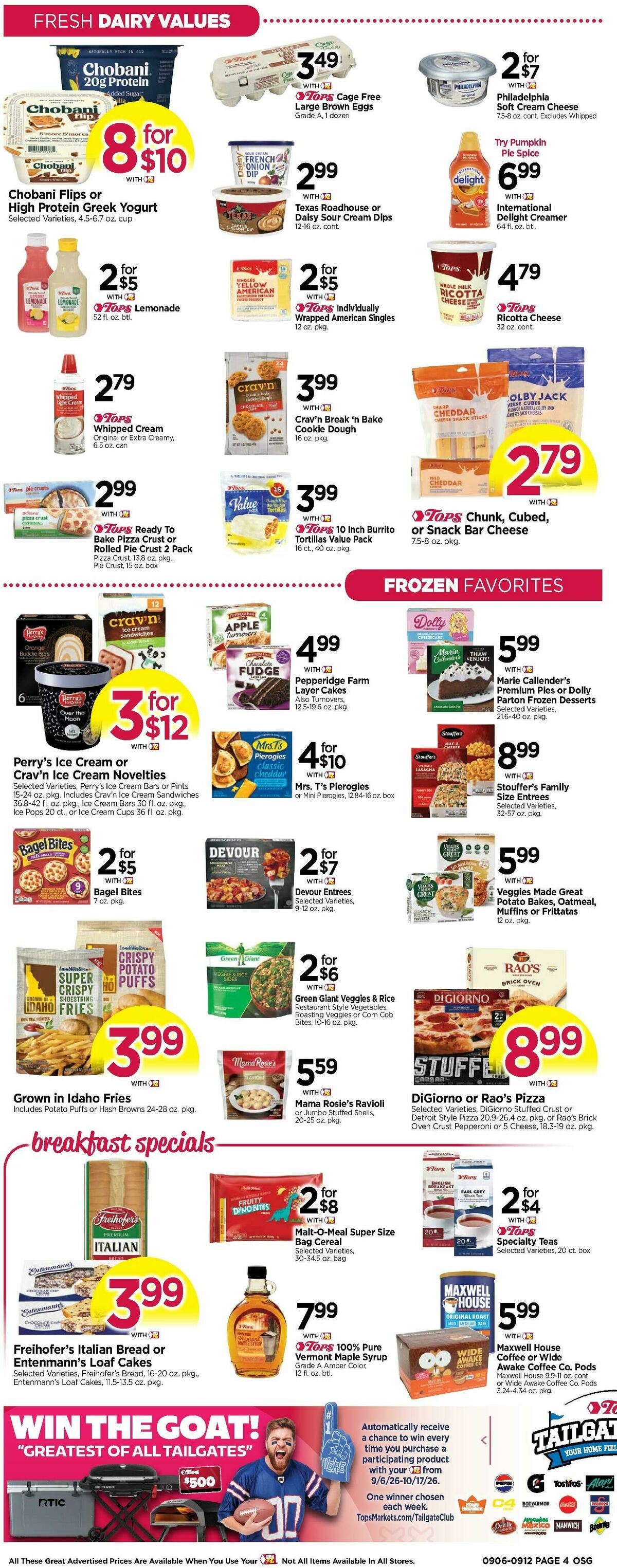 Tops Friendly Markets Weekly Ad from September 6