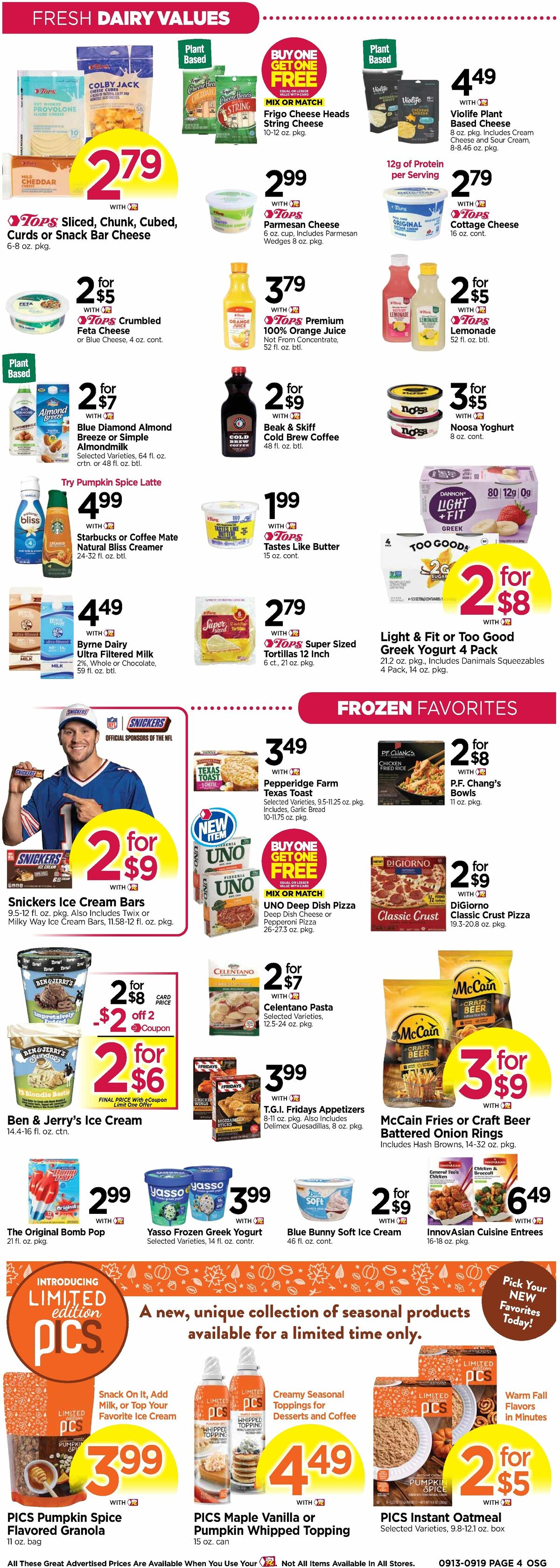 Tops Friendly Markets Weekly Ad from September 13