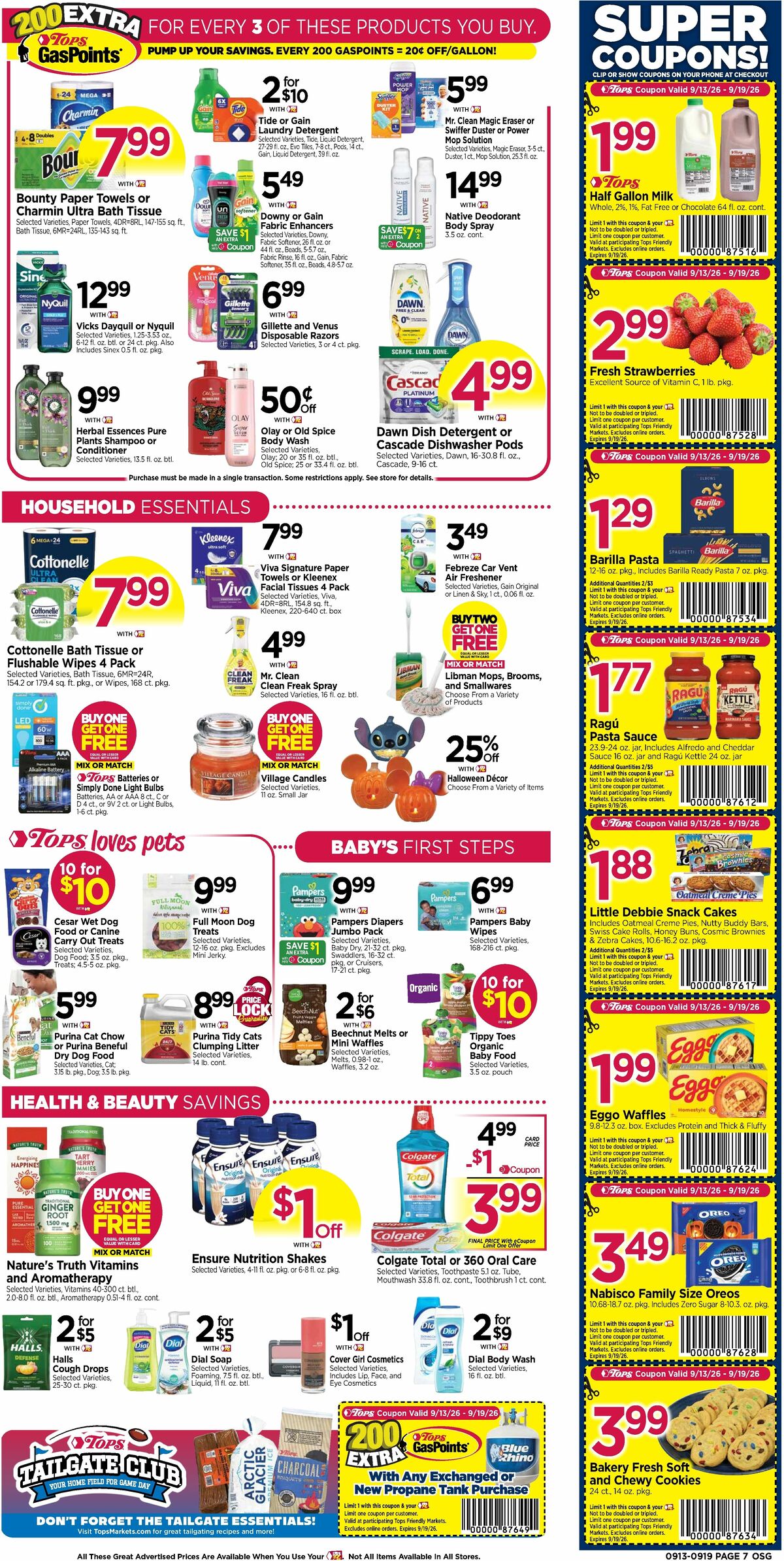 Tops Friendly Markets Weekly Ad from September 13