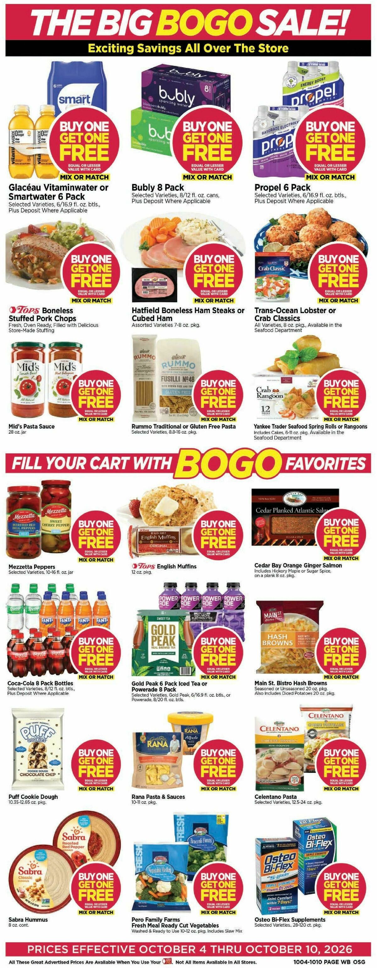 Tops Friendly Markets Weekly Ad from October 4