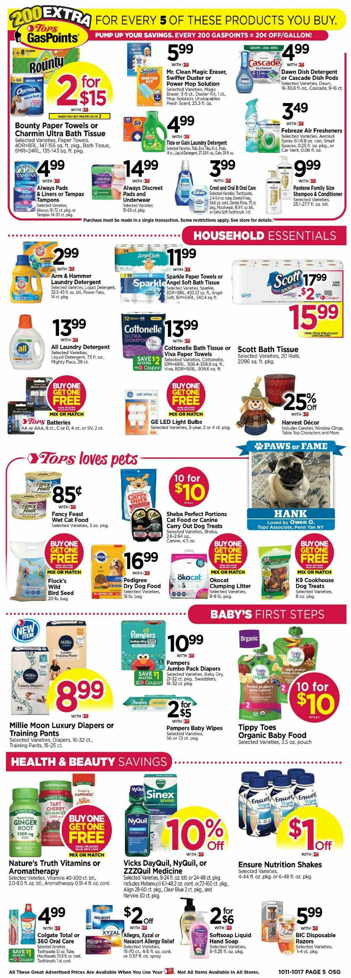 Tops Friendly Markets Weekly Ad from October 11
