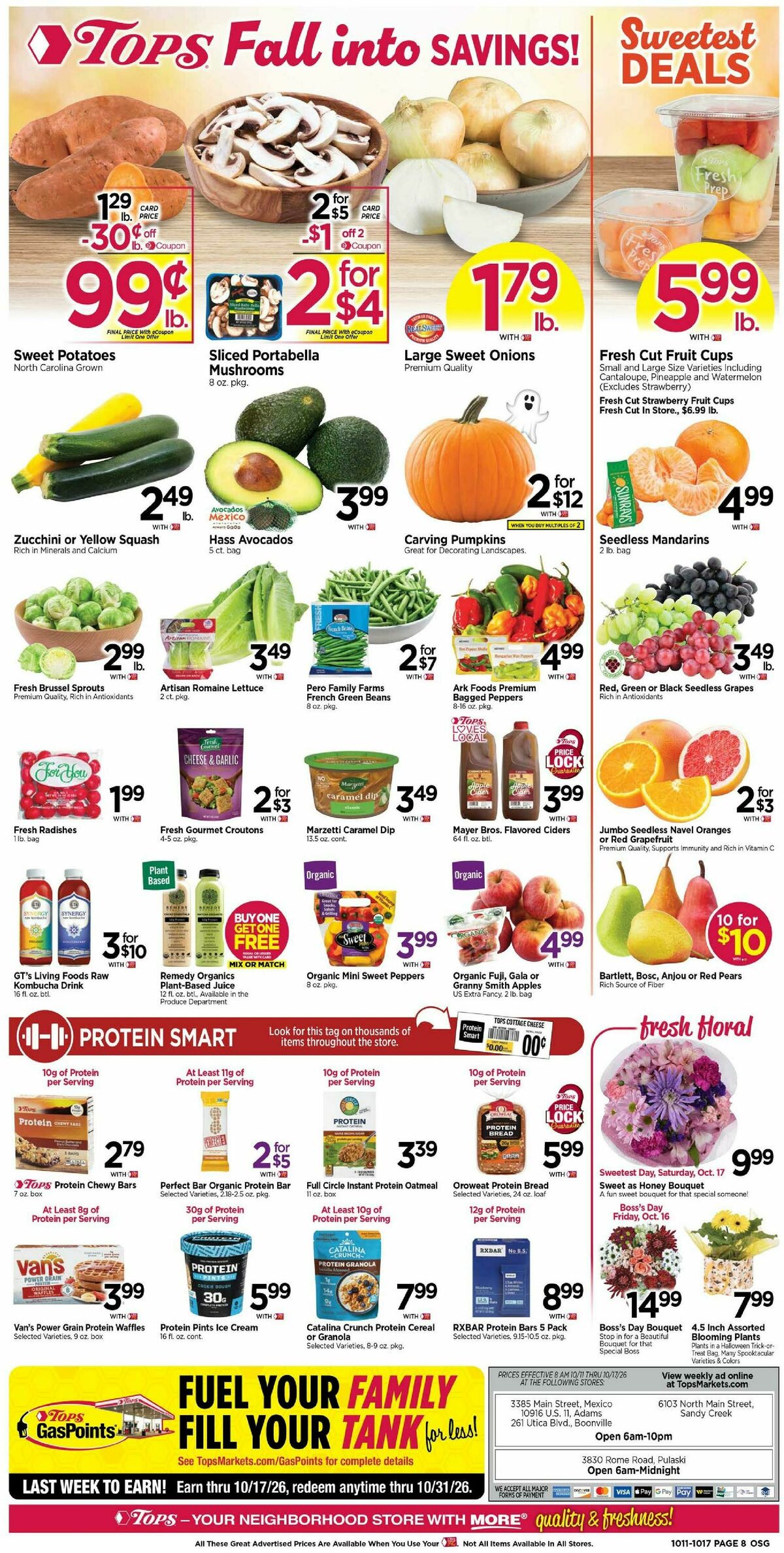 Tops Friendly Markets Weekly Ad from October 11