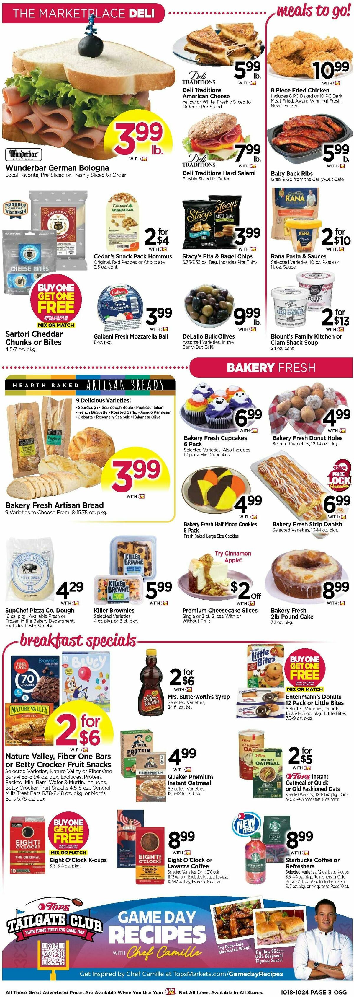 Tops Friendly Markets Weekly Ad from October 18