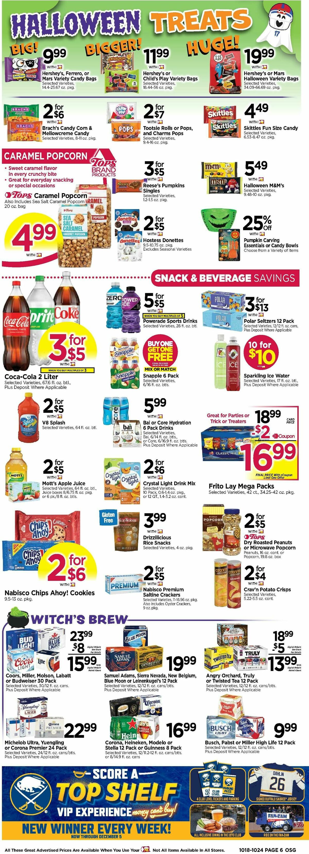 Tops Friendly Markets Weekly Ad from October 18