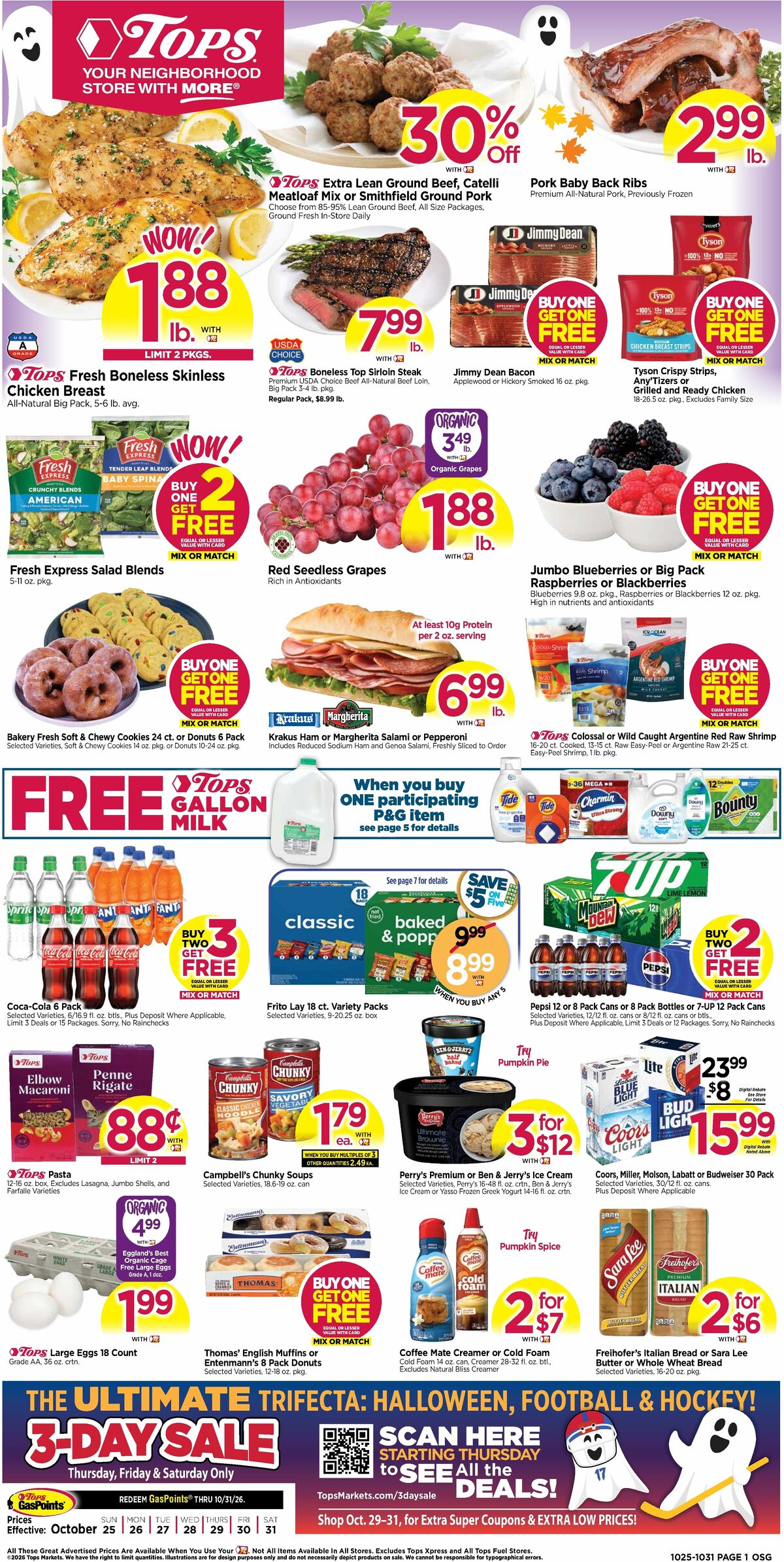 Tops Friendly Markets Weekly Ad from October 25