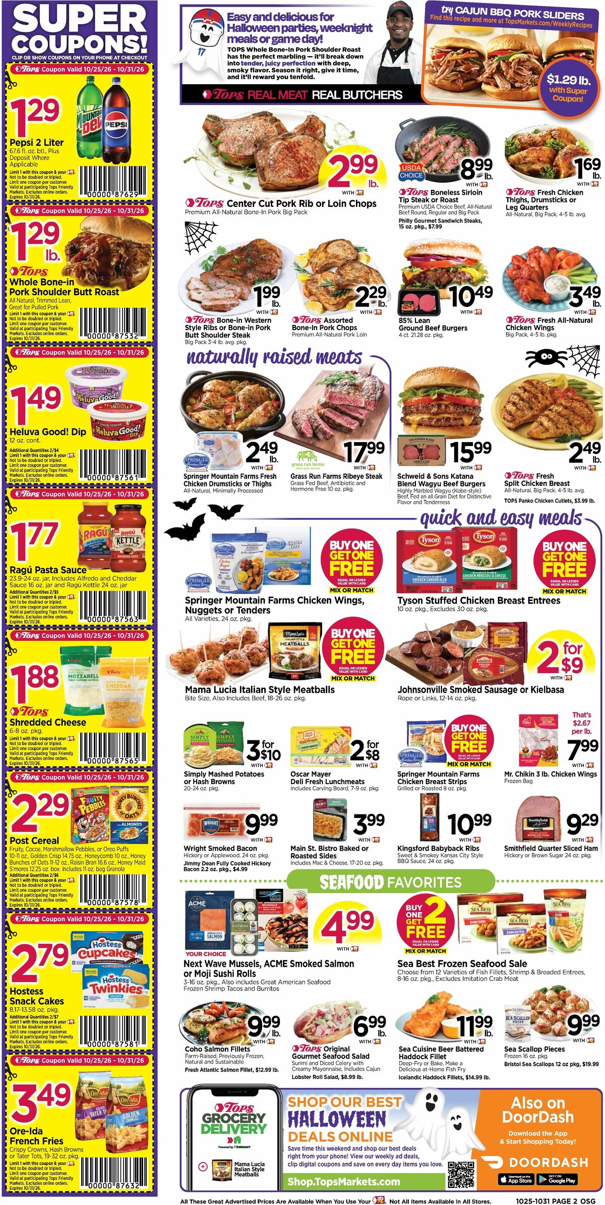 Tops Friendly Markets Weekly Ad from October 25