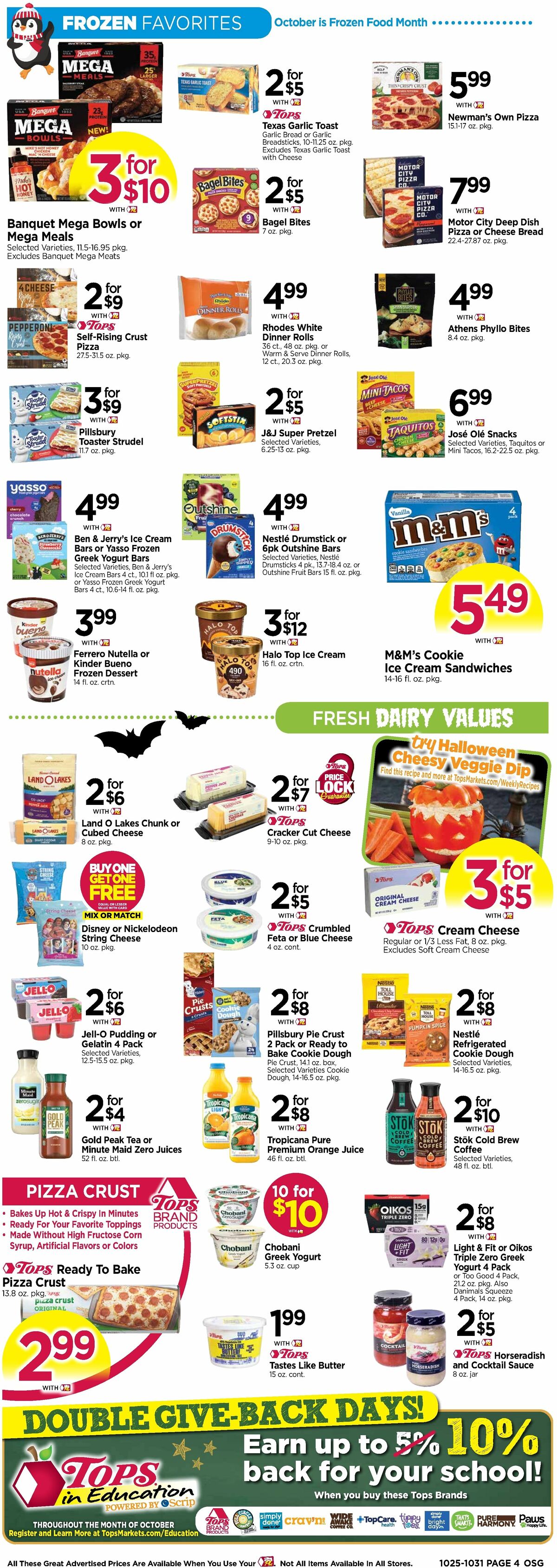 Tops Friendly Markets Weekly Ad from October 25