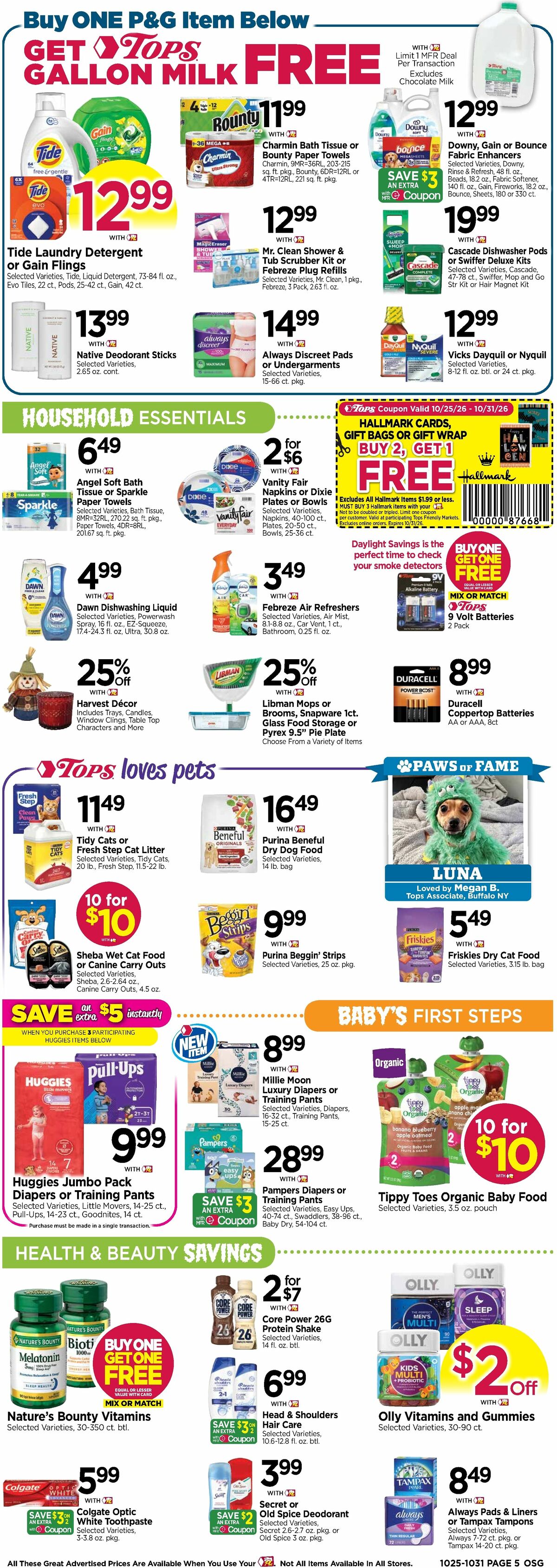 Tops Friendly Markets Weekly Ad from October 25