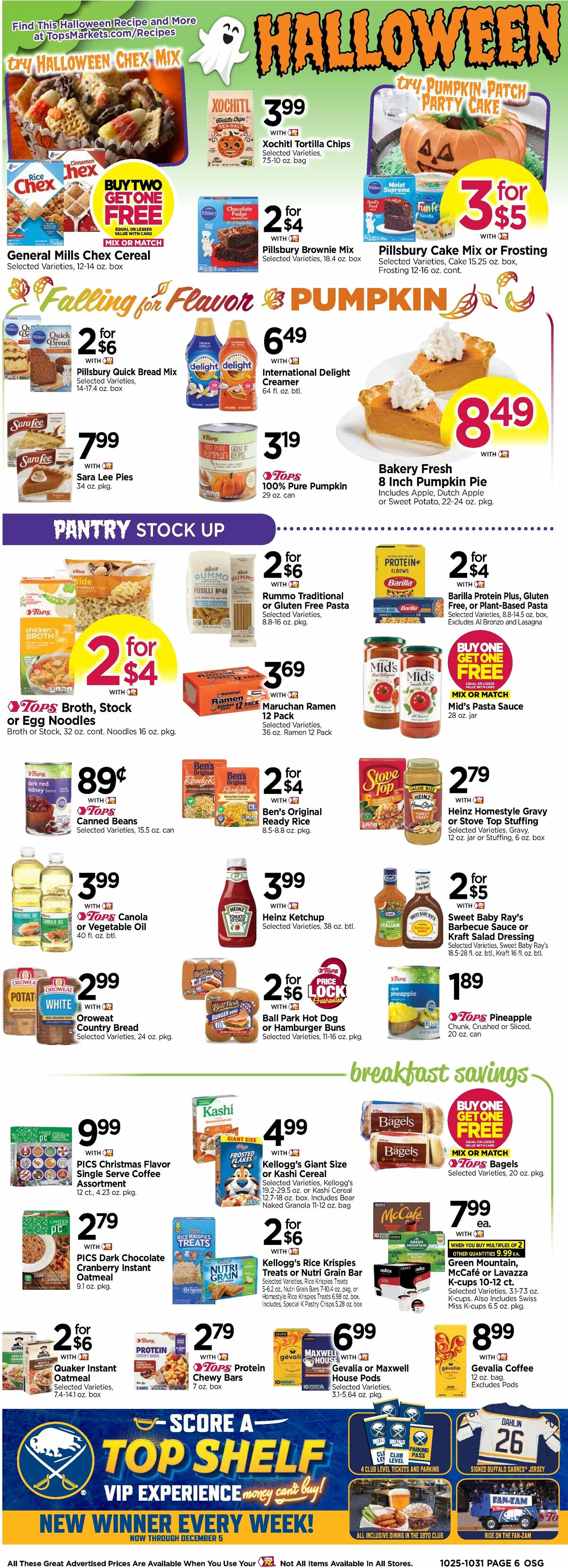 Tops Friendly Markets Weekly Ad from October 25