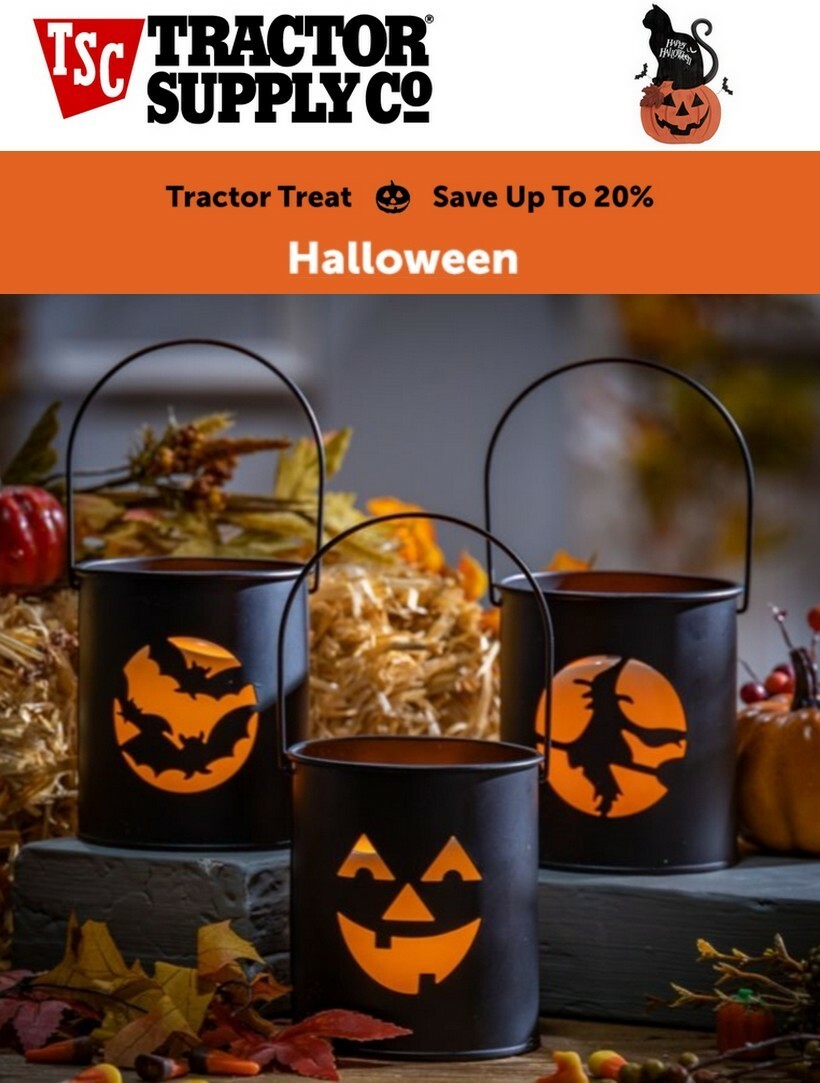 Tractor Supply Halloween Weekly Ad from October 19