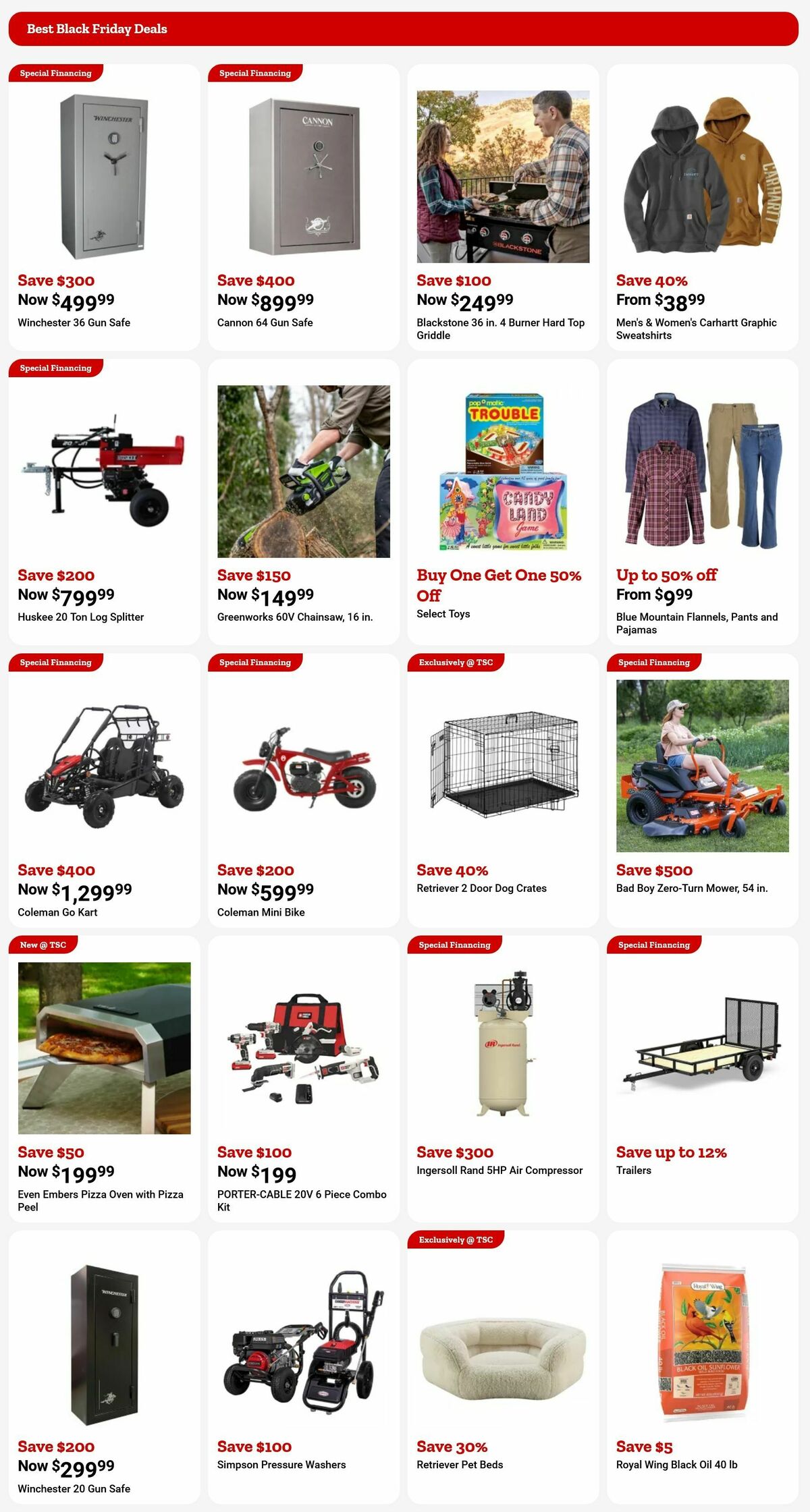 Tractor Supply Black Friday Weekly Ad from November 21