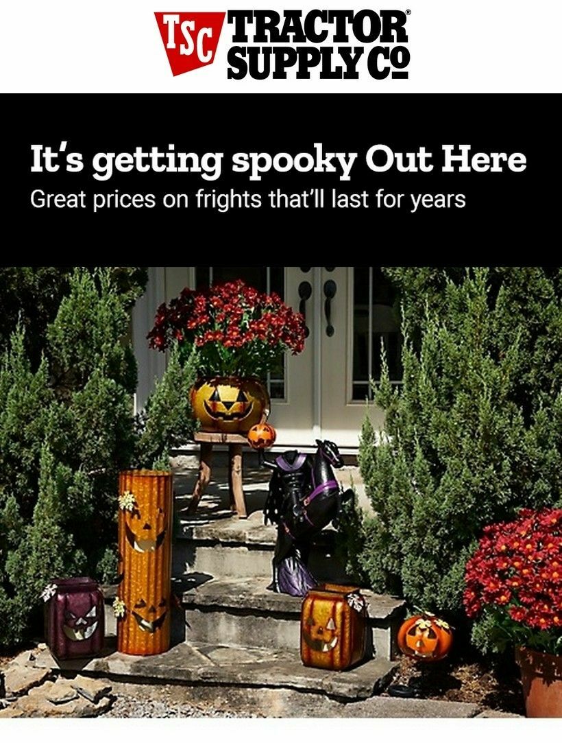 Tractor Supply Halloween Weekly Ad from August 25