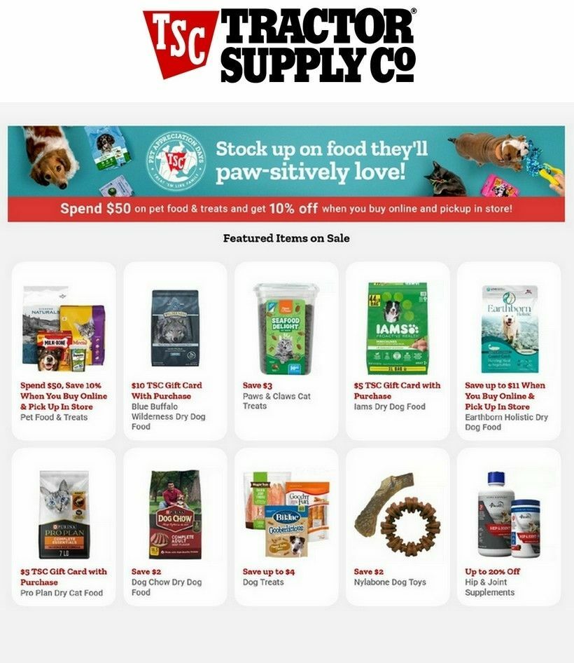 Tractor Supply Weekly Ad from January 14
