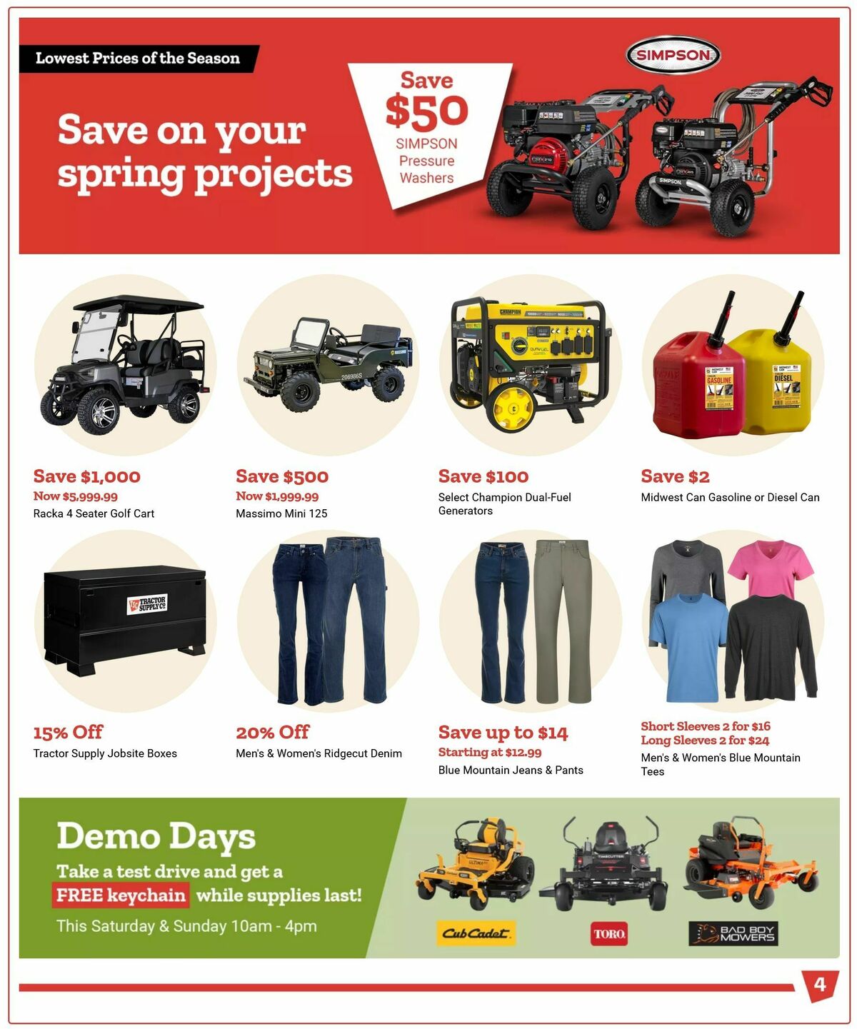 Tractor Supply Weekly Ad from March 24