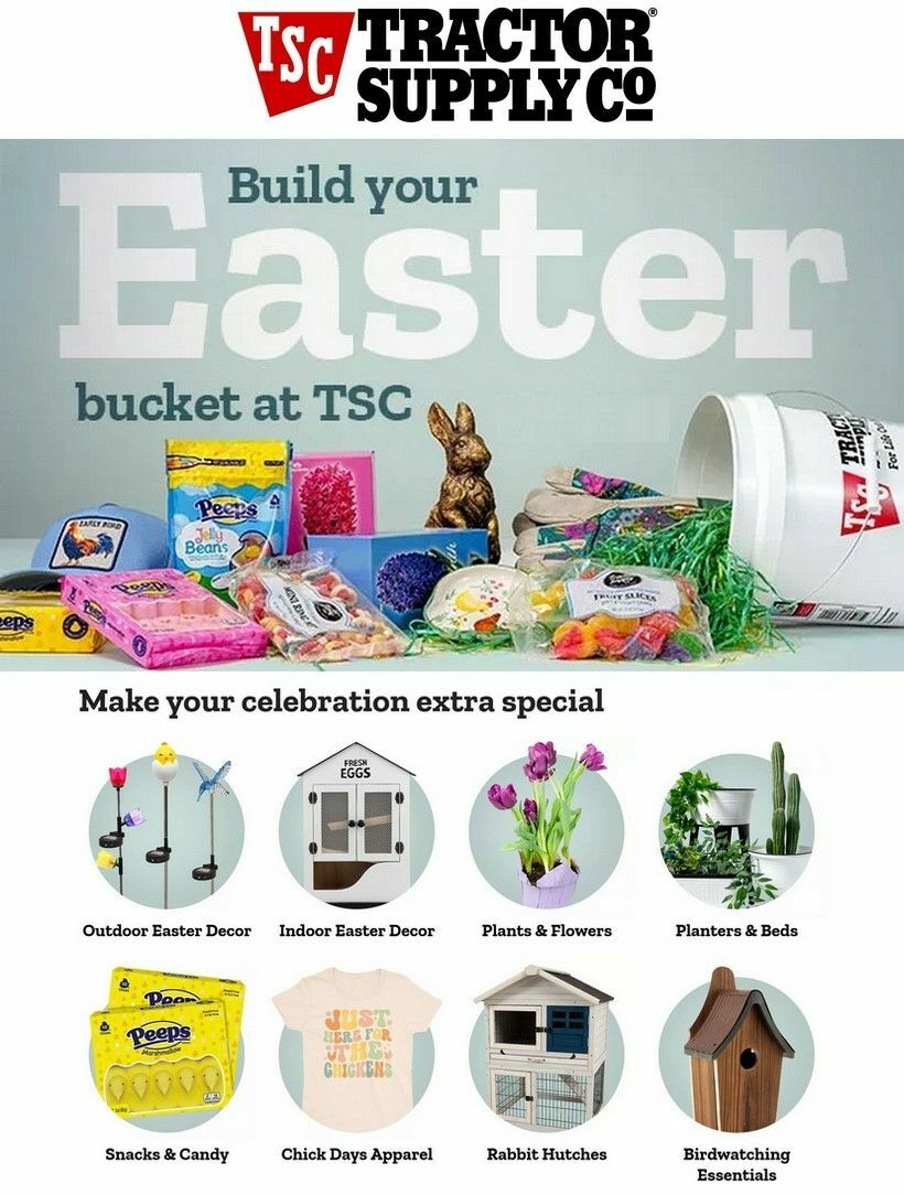 Tractor Supply Easter Weekly Ad from March 30