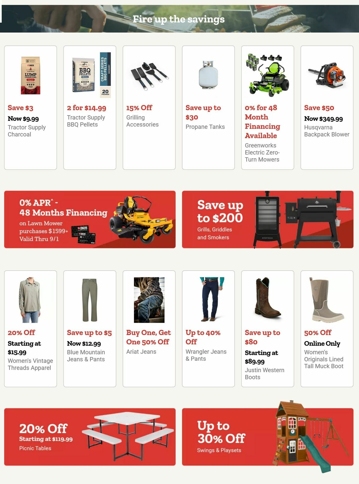 Tractor Supply Weekly Ad from August 19