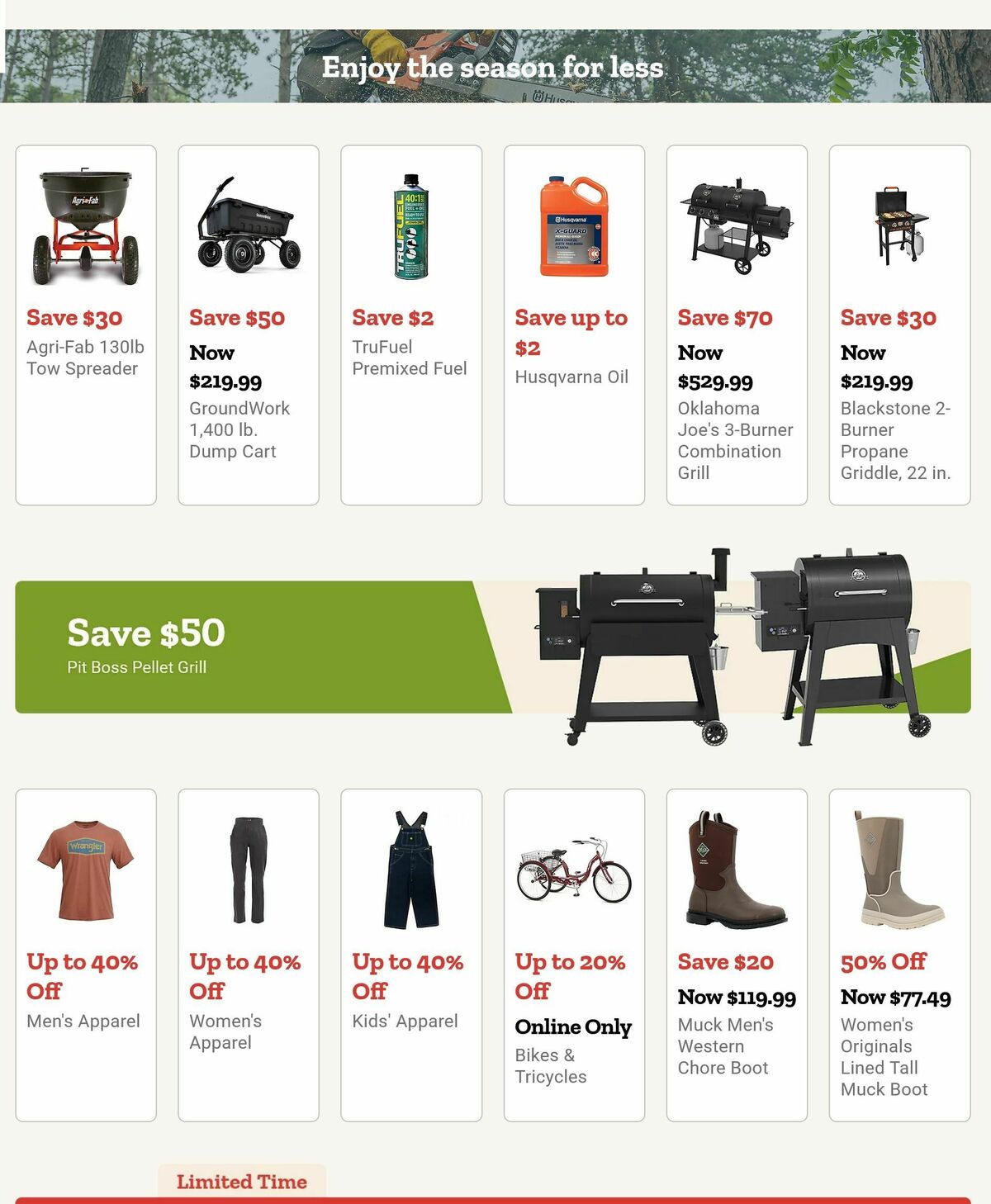 Tractor Supply Weekly Ad from September 16