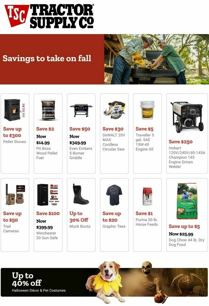 Tractor Supply Weekly Ad from September 28