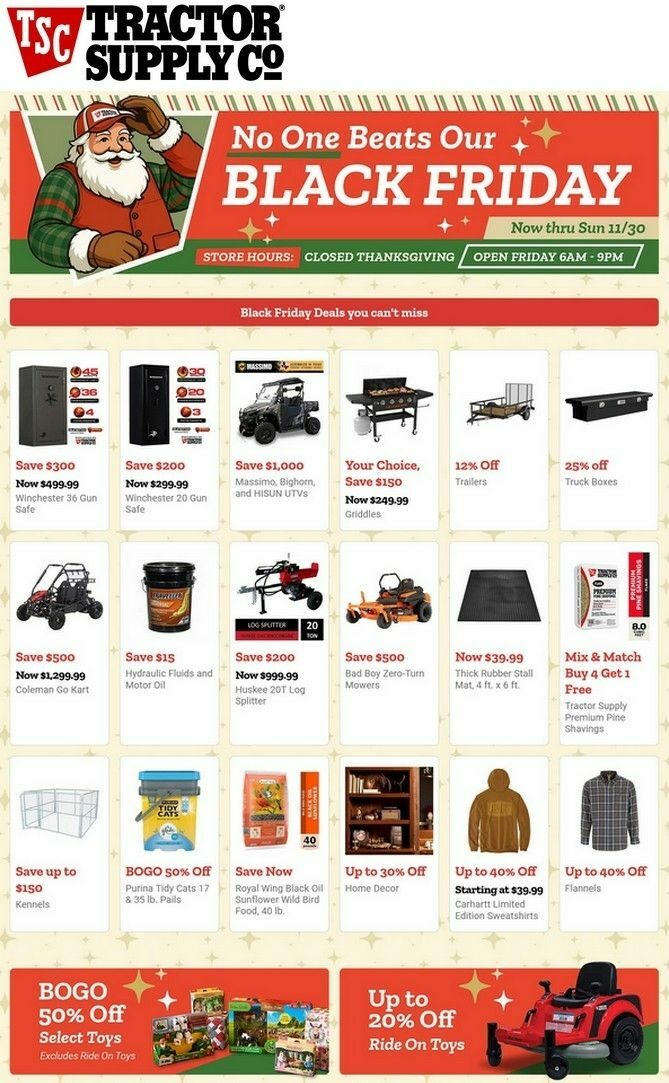 Tractor Supply Weekly Ad from November 26