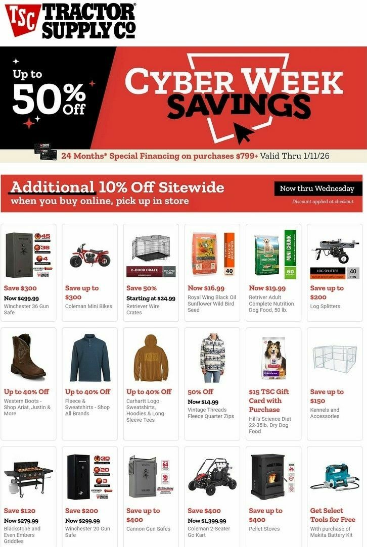 Tractor Supply Weekly Ad from December 1