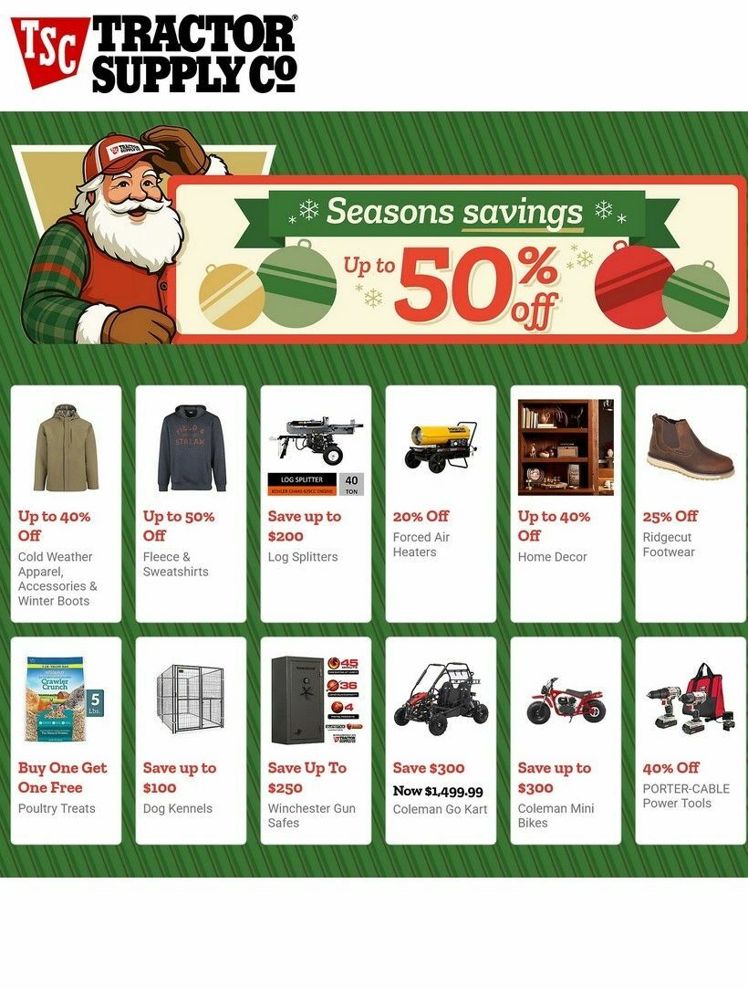 Tractor Supply Weekly Ad from December 12